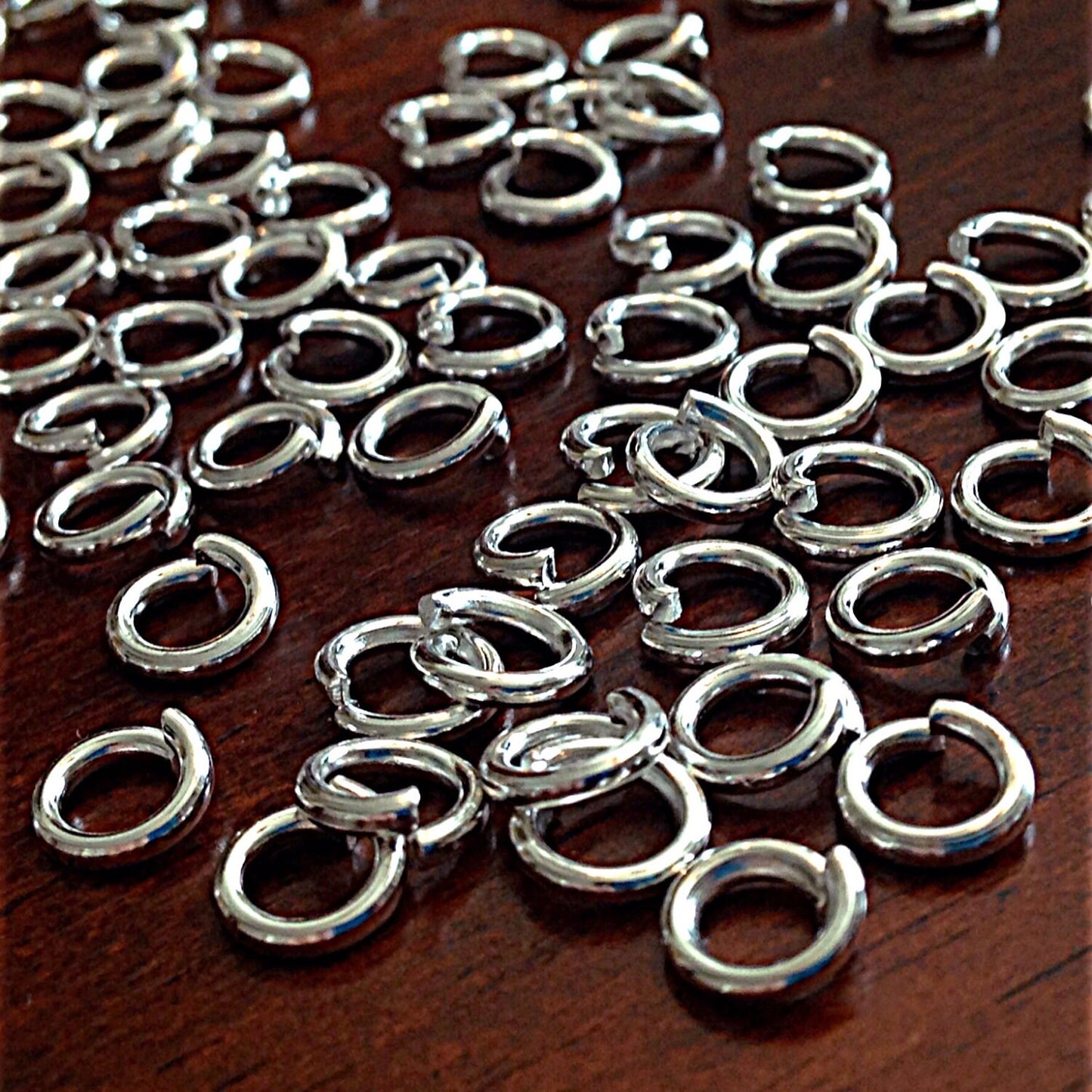 Strong Jump Rings, 300pcs 6x1.2mm Jump Rings, 16 Gauge Heavy Duty 6mm x 1.2mm Jumprings, Industrial Strength Jump Rings, Findings