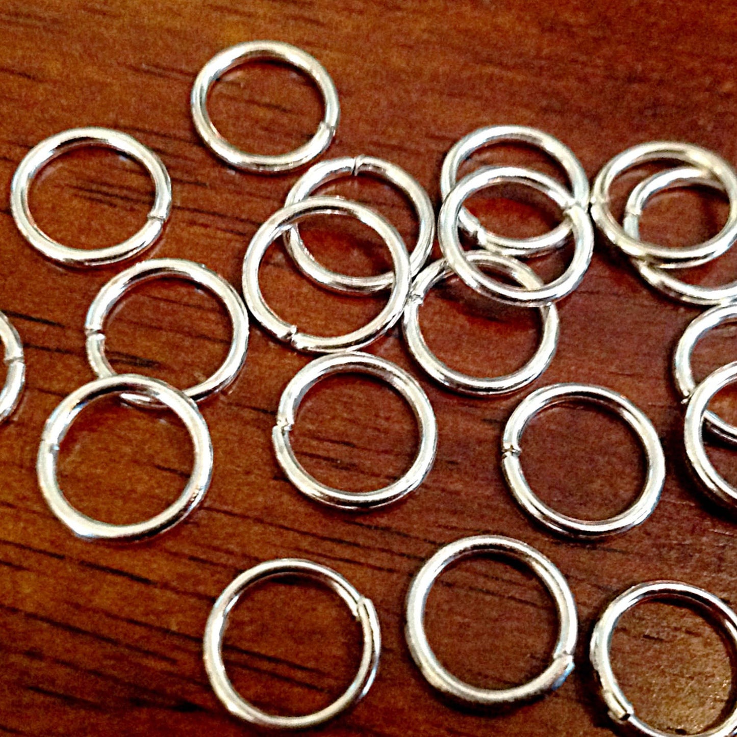 Strong Jump Rings, 100pcs 12x1.2mm Jump Rings, 16 Gauge Heavy Duty 12 x 1.2mm Jumprings, Industrial Strength Jump Rings, Findings