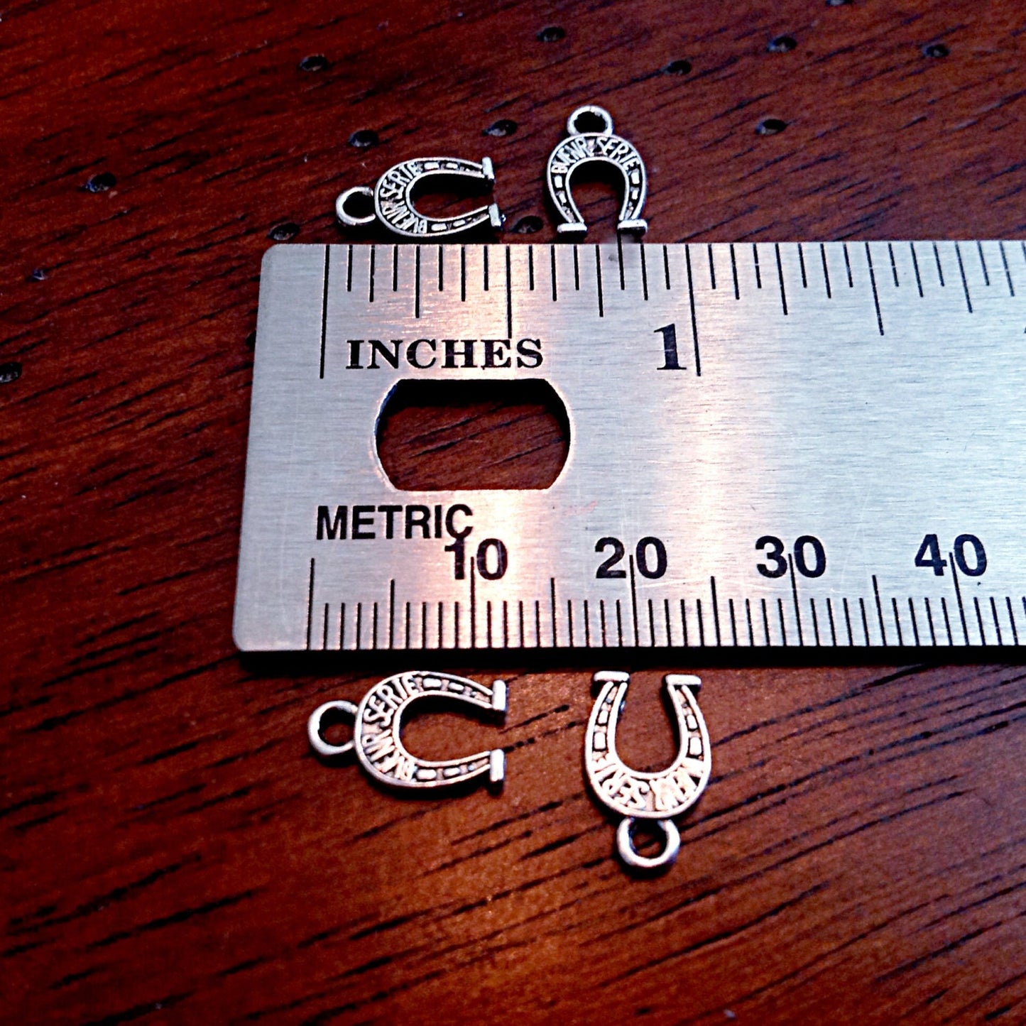 50pcs, Horseshoe Charms, Silver Horseshoe Charms, Antique Silver Charms, Lucky Charms, Tiny Horseshoe Charms, Good Luck Charms, BUENR SERIE