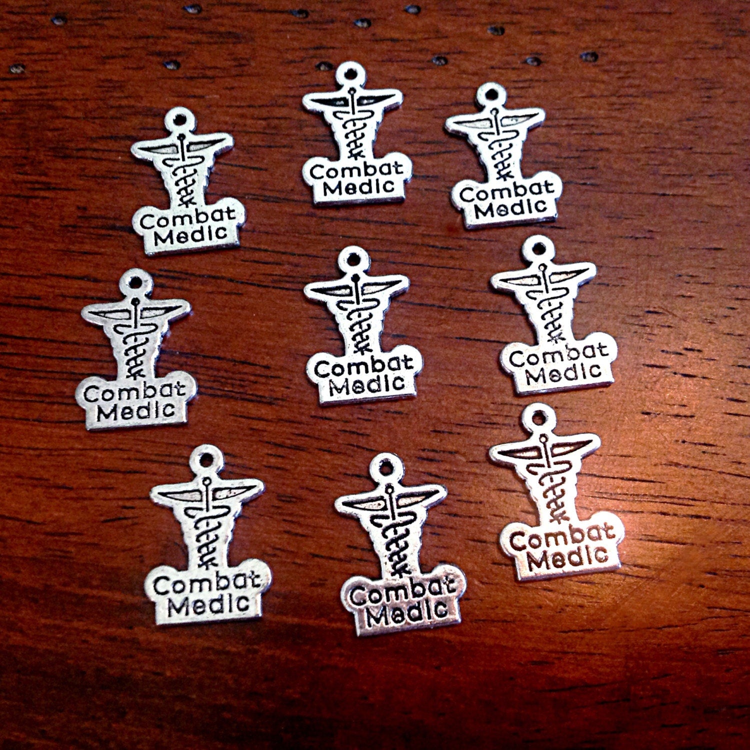 25pcs, Medical Charms, Antique Silver Charms, Medic Charms, Military Medical Charms, Medic Charms, Army Charms, Nursing Charms, FindingS