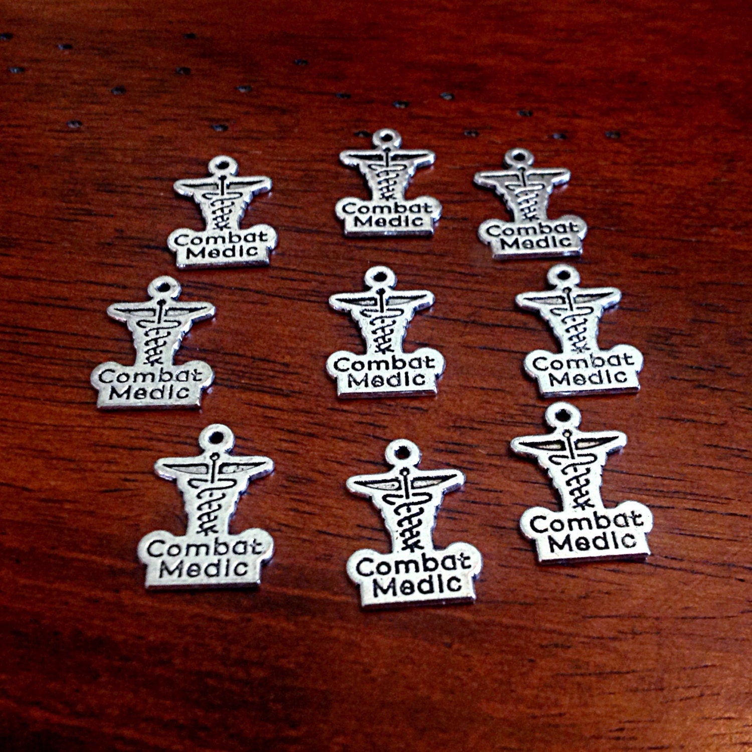 25pcs, Medical Charms, Antique Silver Charms, Medic Charms, Military Medical Charms, Medic Charms, Army Charms, Nursing Charms, FindingS