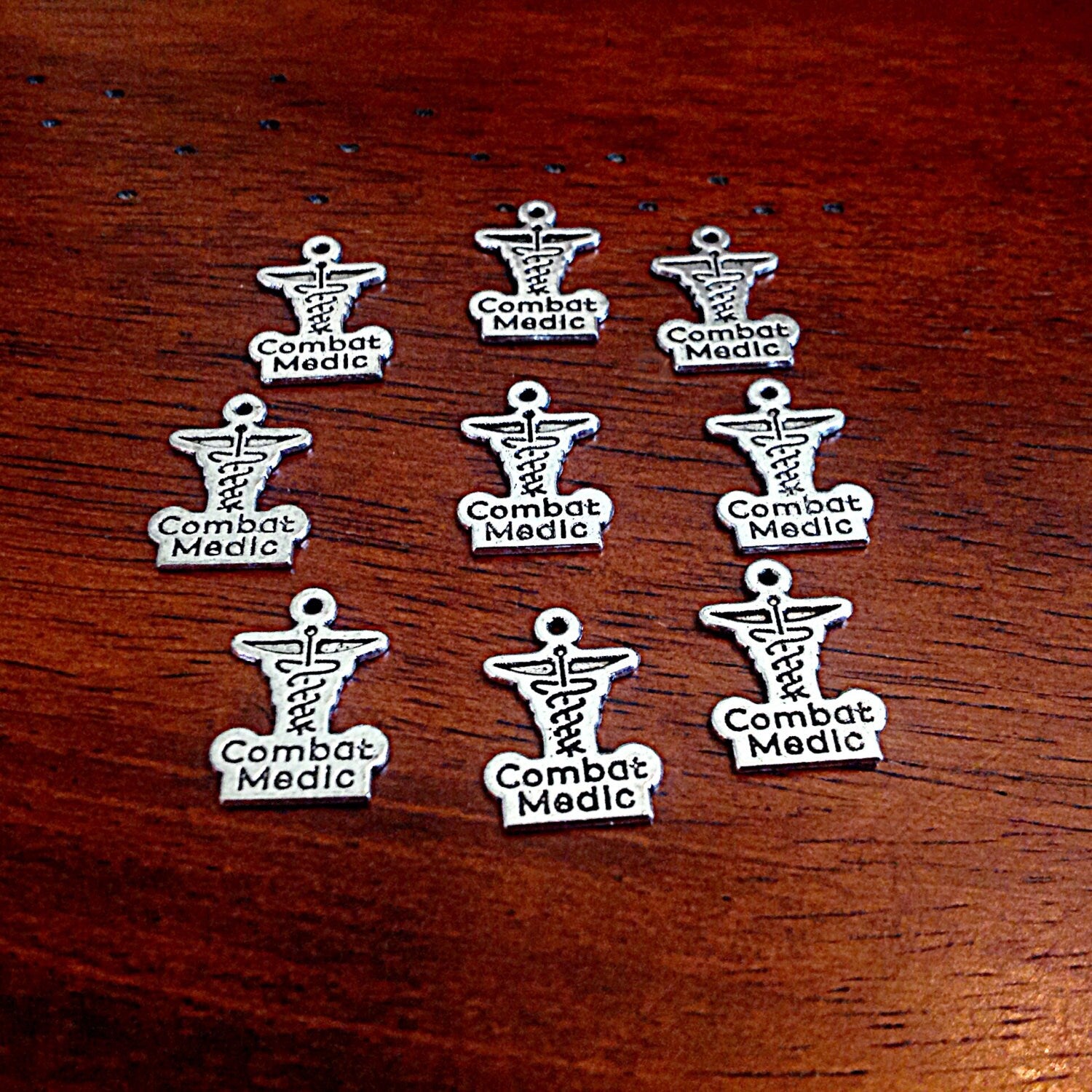 25pcs, Medical Charms, Antique Silver Charms, Medic Charms, Military Medical Charms, Medic Charms, Army Charms, Nursing Charms, FindingS