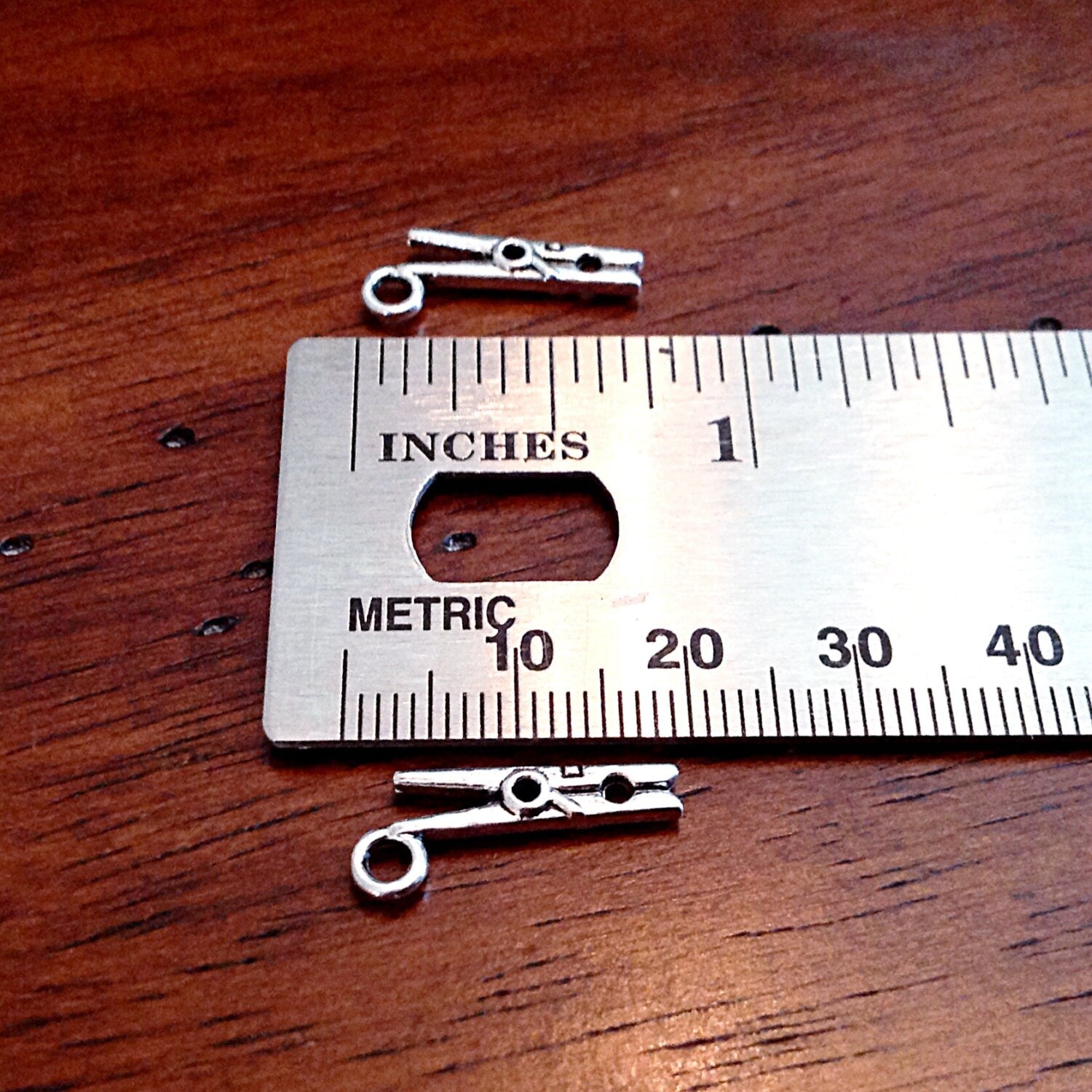 25pcs, Clothes Pin Charms, Antique Silver Charms, Clothespin Charms, Clothes Clip Charms, Sewing Charms, Craft and Jewelry Supplies
