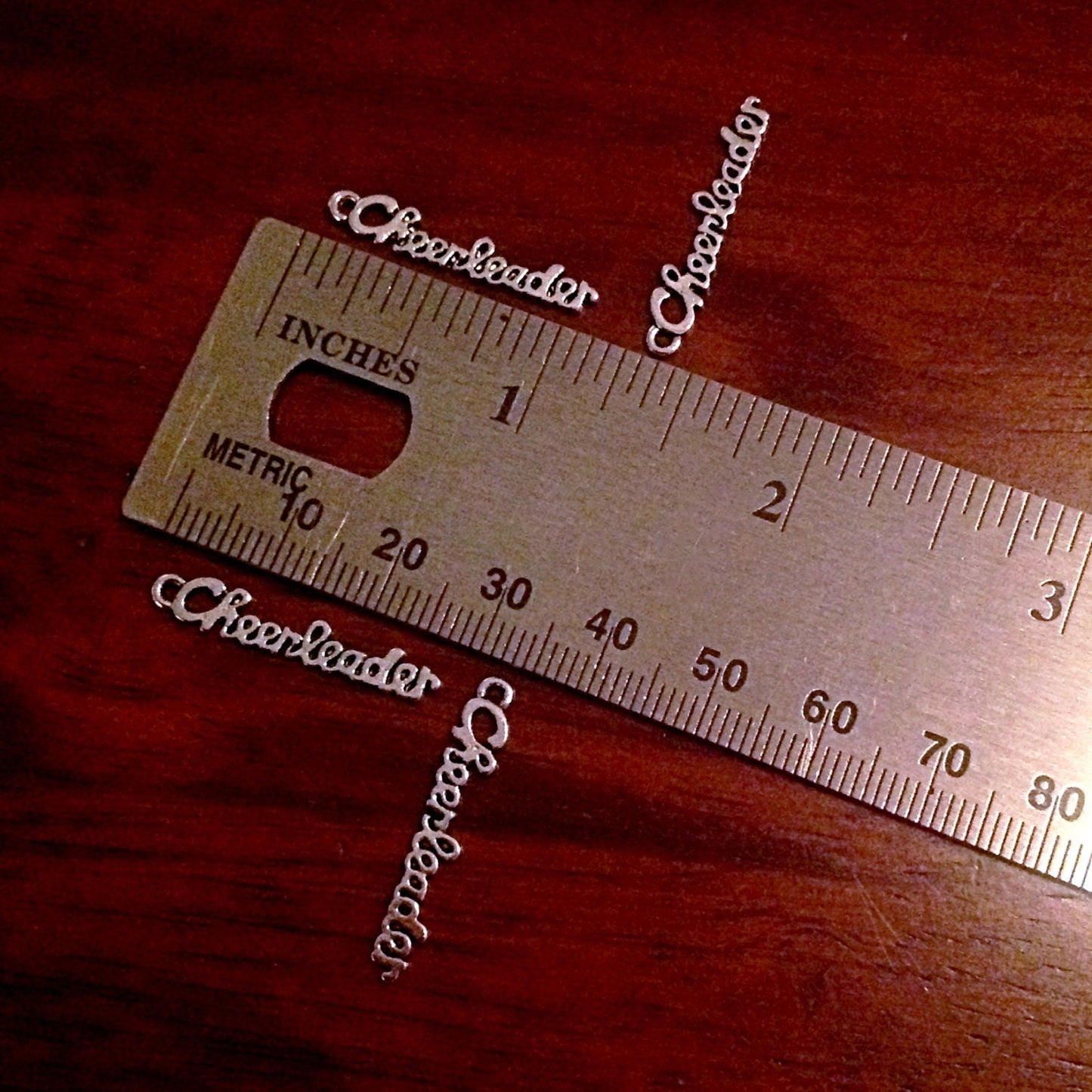 Bulk 20 Cheerleader Charms, Antique Silver Charms, Cheer Charms, Football Charms, Sports Charms, Findings, Craft and Jewelry Supplies