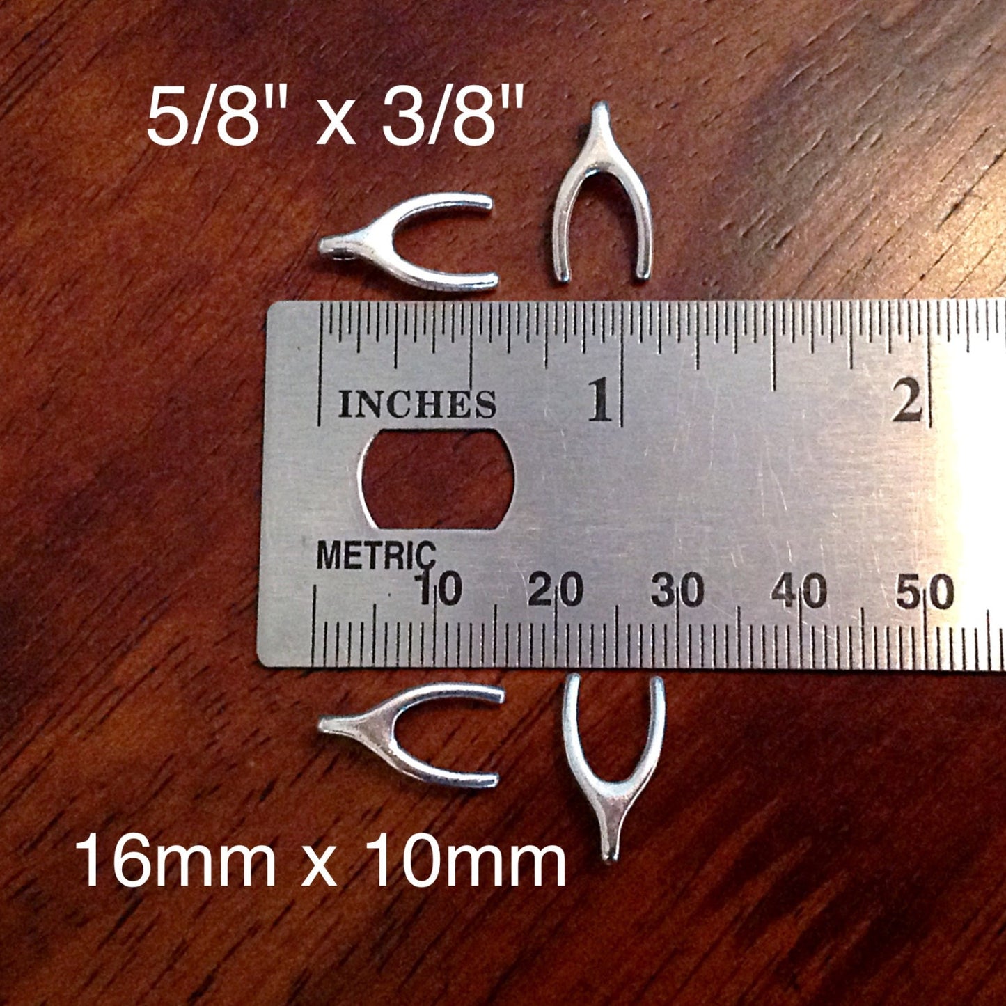 25pcs, Wishbone Charms, Antique Silver Charms, Lucky Charms, Wish Charms, Wishbone Charms, Bone Charms, Jewelry and Craft Supplies, Findings