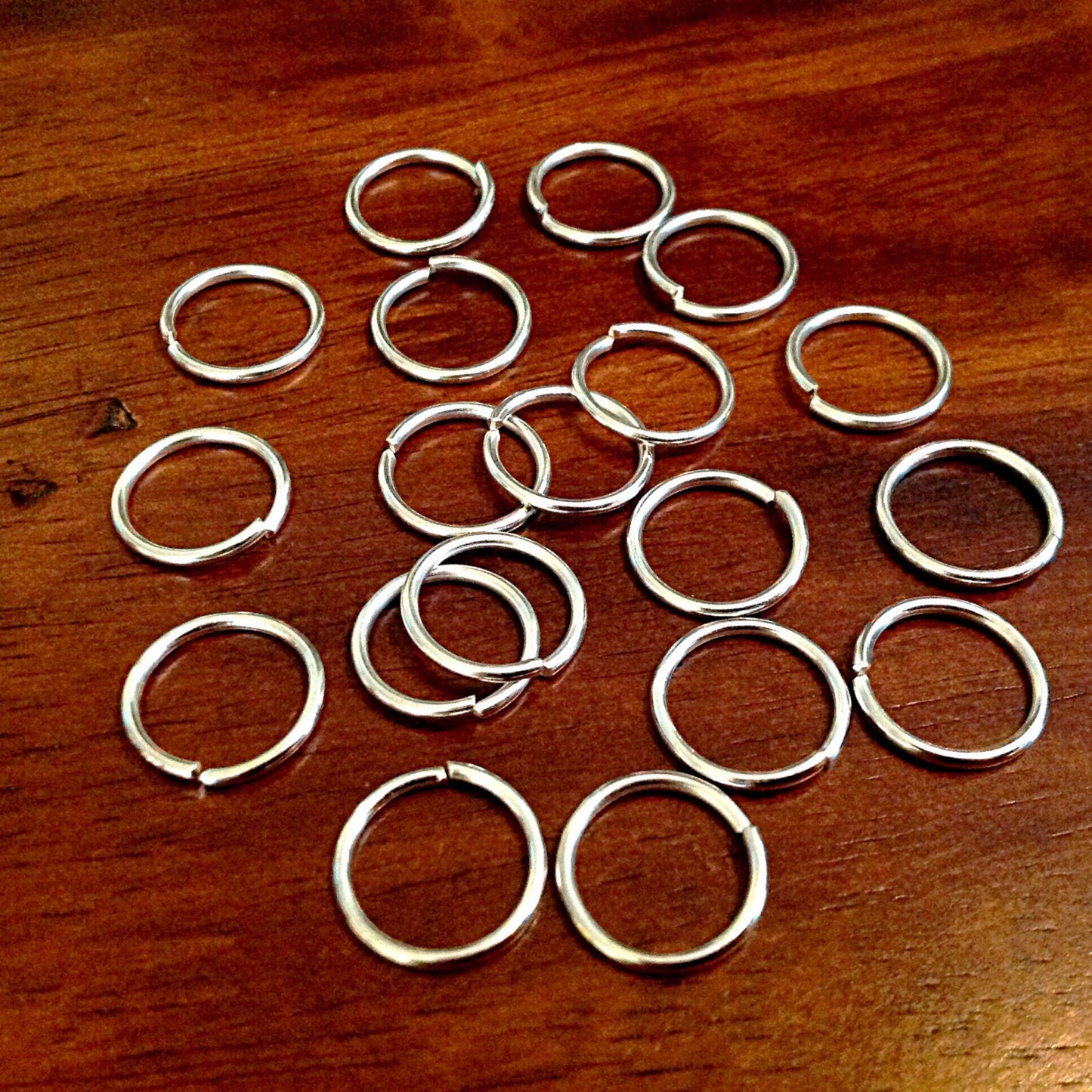Strong Jump Rings, 50pcs 16x1.5mm Jump Rings, 16 Gauge Heavey Duty Jumprings, Large 16mm x 1.5mm Jump Rings, Craft Supplies, Findings