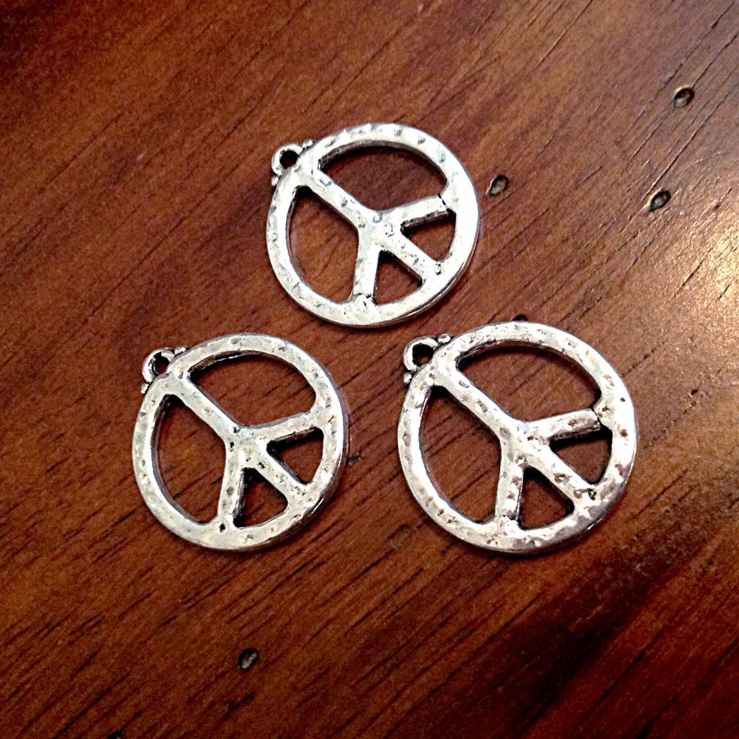 12pcs, Peace Sign Charms, Antique Silver Charms, Silver Peace Charms, Yoga Charms, Zen Charms, Jewelry and Craft Supplies, Findings