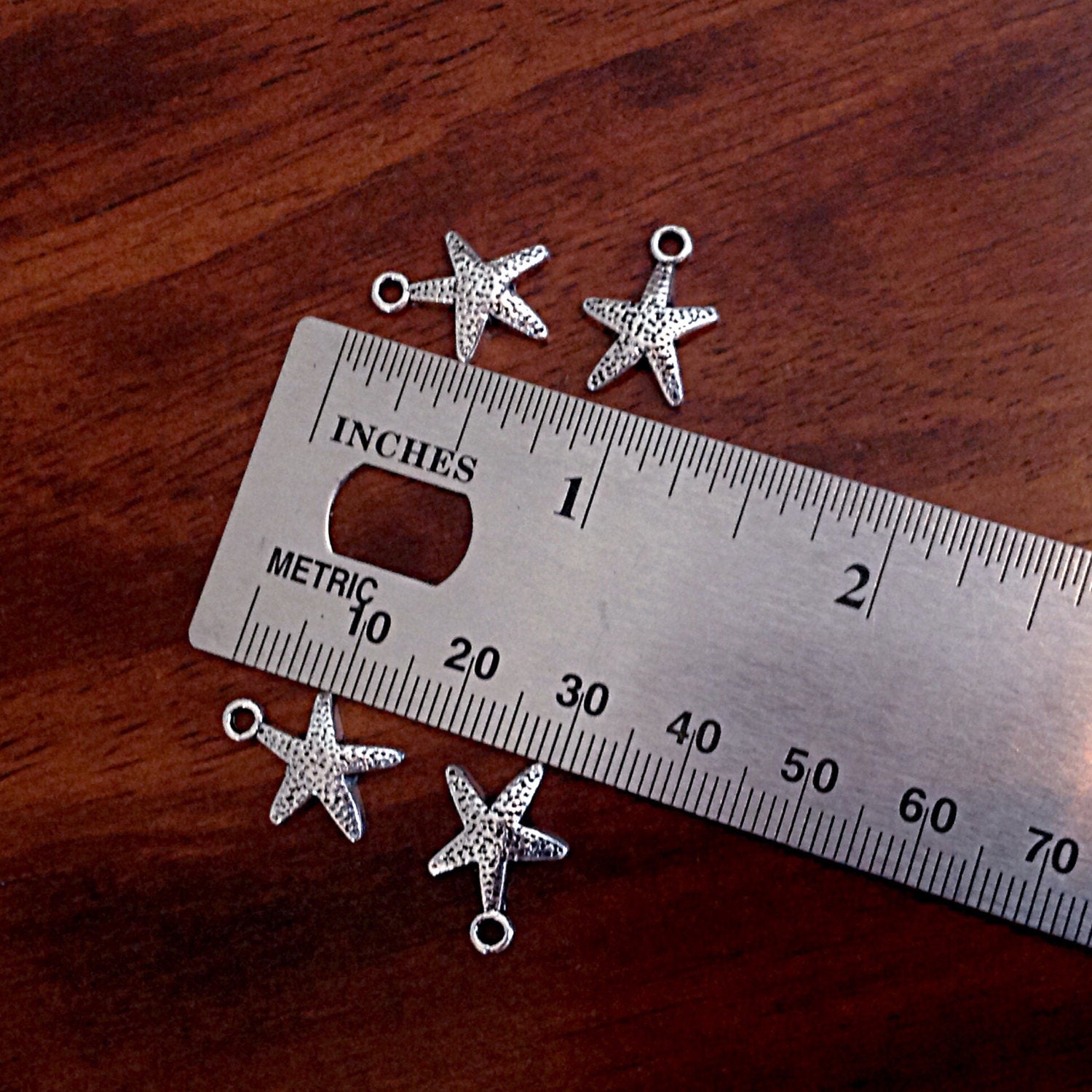 25pcs Starfish Charms Bulk, Charms, Starfish Charms, Star Fish Charms, Sea Shell Charms, Beach Charms, Jewelry and Craft Supplies