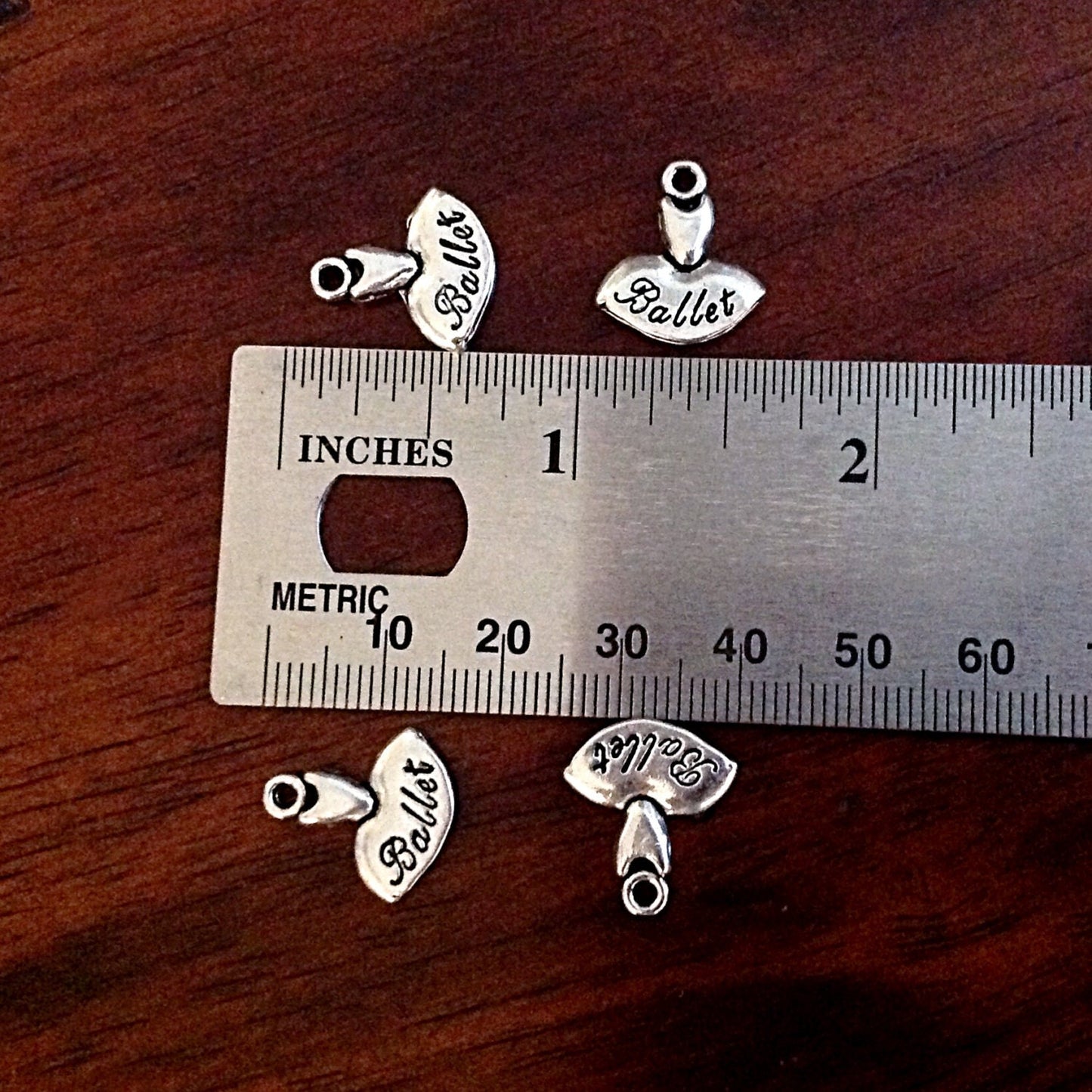 Bulk 15 Ballerina Charms, Antique Silver Charms, Ballerina Dress Charms, Silver Ballerina Charms, Findings, Craft and Jewelry Supplies