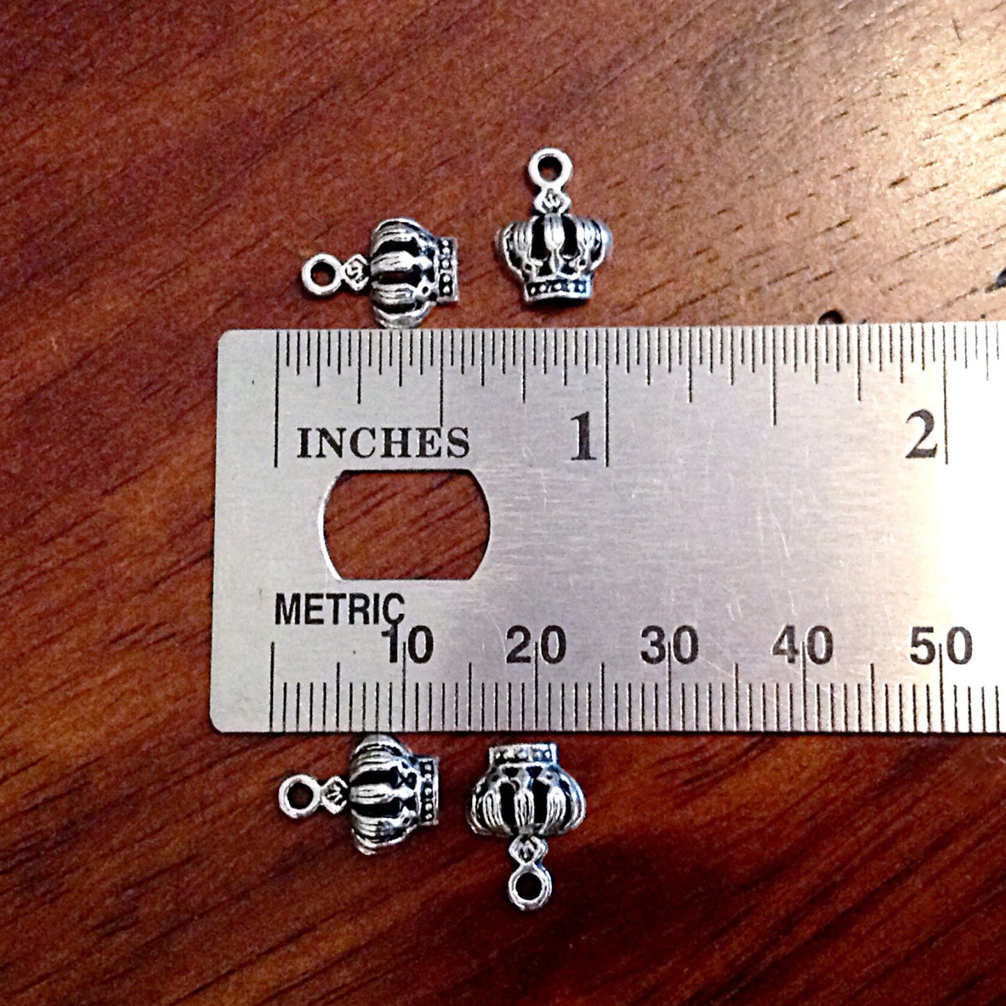 Bulk 25 Crown Charms, Princess Charms, Antique Silver Charms, Baby Shower Charms, Baby Crown Charms, Tiny Crown Charm, Findings, Crafts