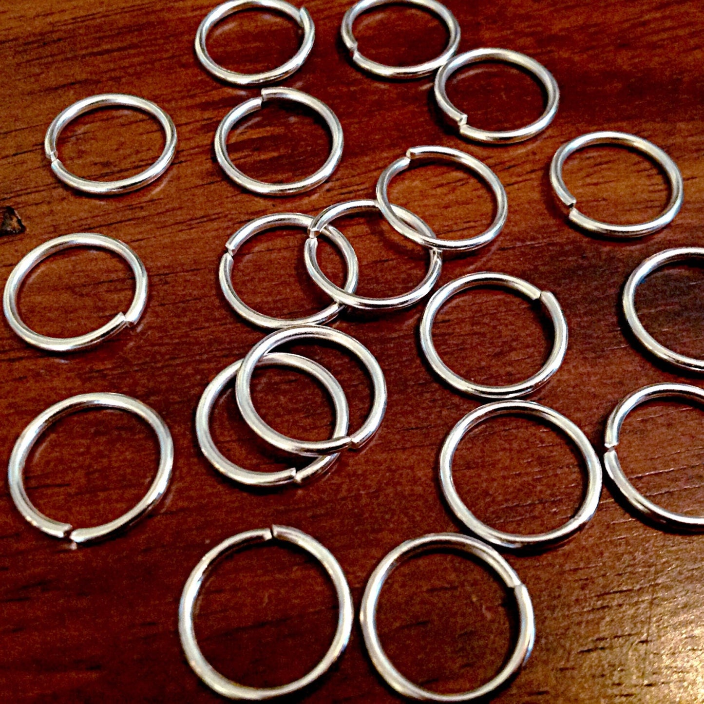 Strong Jump Rings, 50pcs 16x1.5mm Jump Rings, 16 Gauge Heavey Duty Jumprings, Large 16mm x 1.5mm Jump Rings, Craft Supplies, Findings