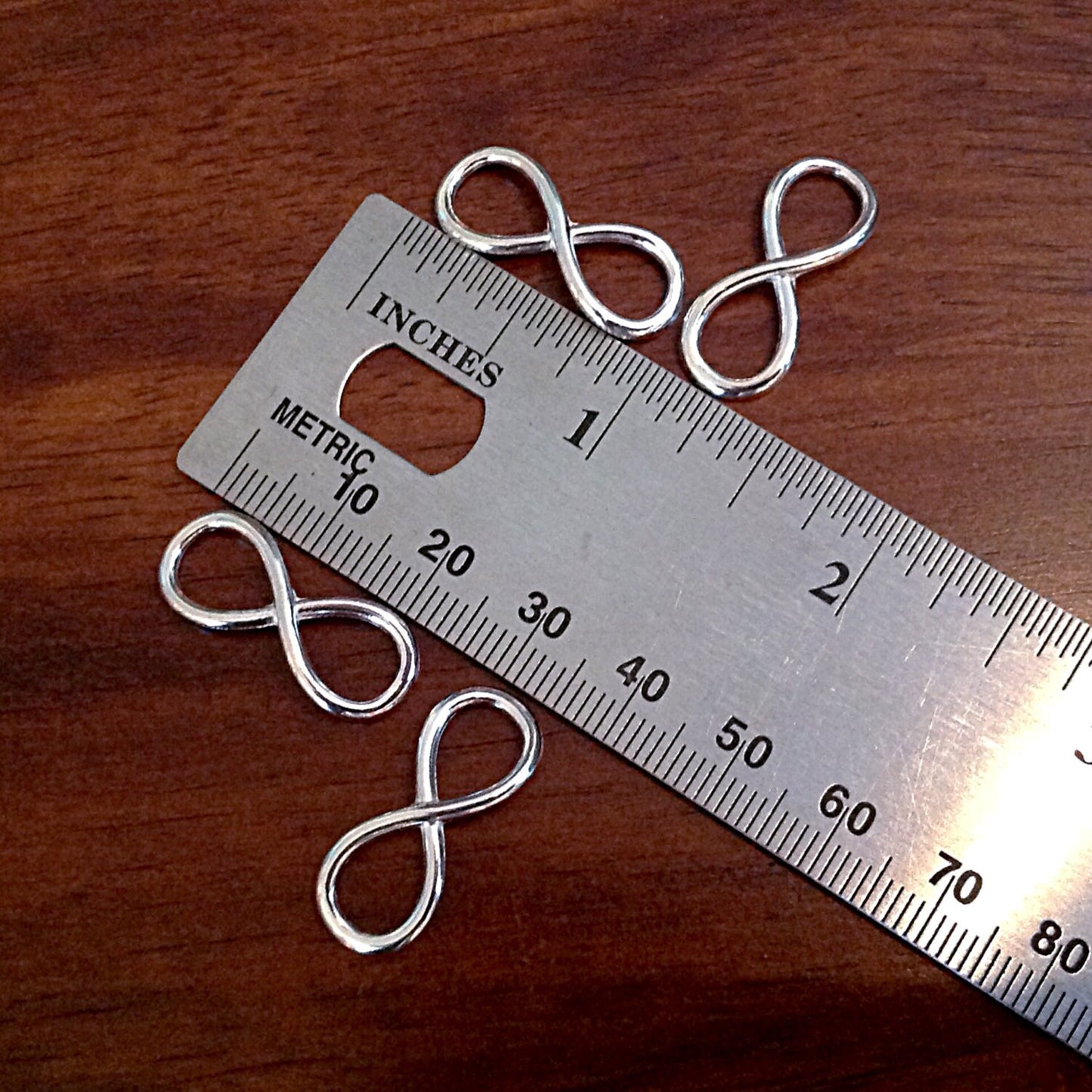 20pcs Infinity Charms, Infinity Connector Charms, Infinity Pendants, Infinity Knot Pendant, Limitless Charms, Connector Charms, Findings