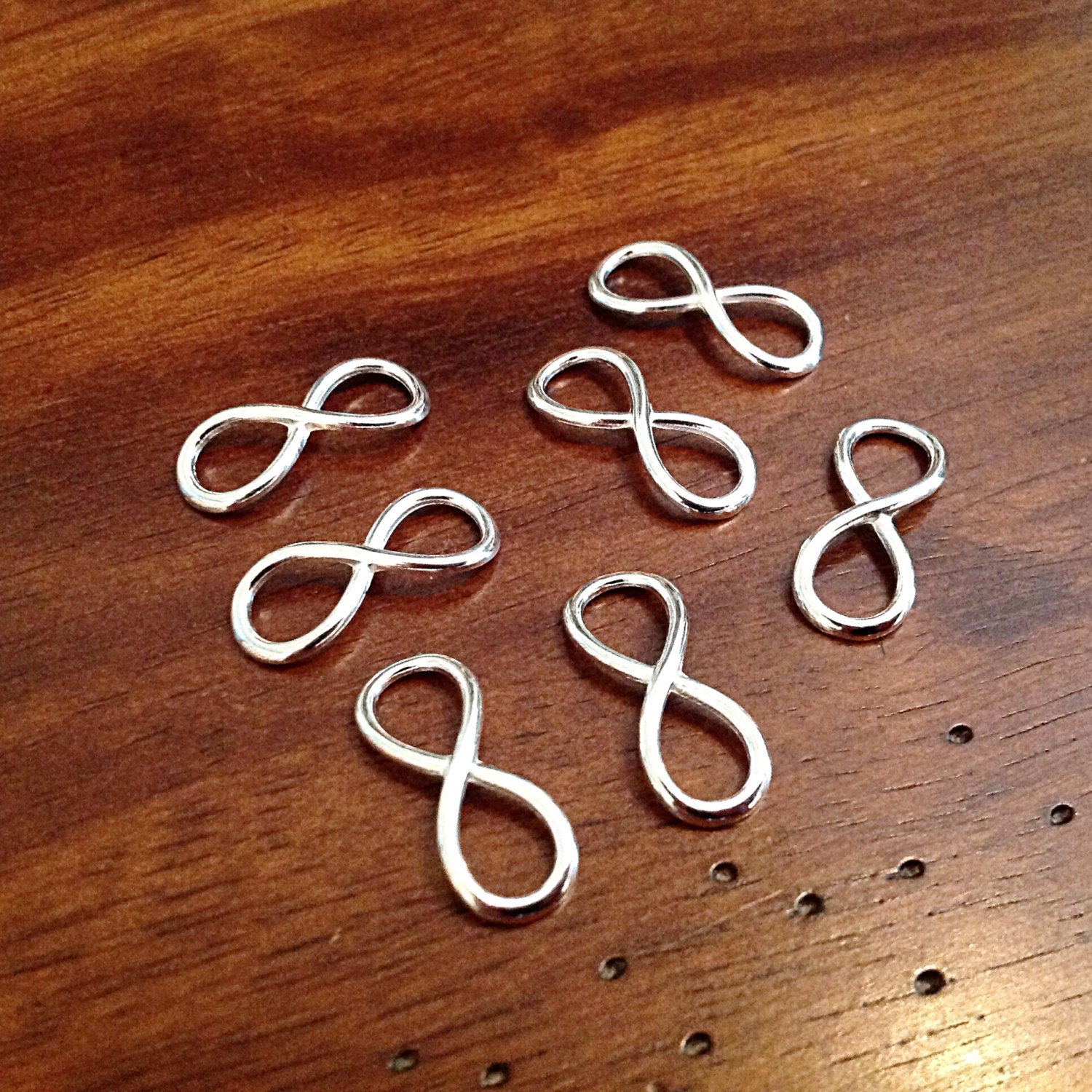 20pcs Infinity Charms, Infinity Connector Charms, Infinity Pendants, Infinity Knot Pendant, Limitless Charms, Connector Charms, Findings