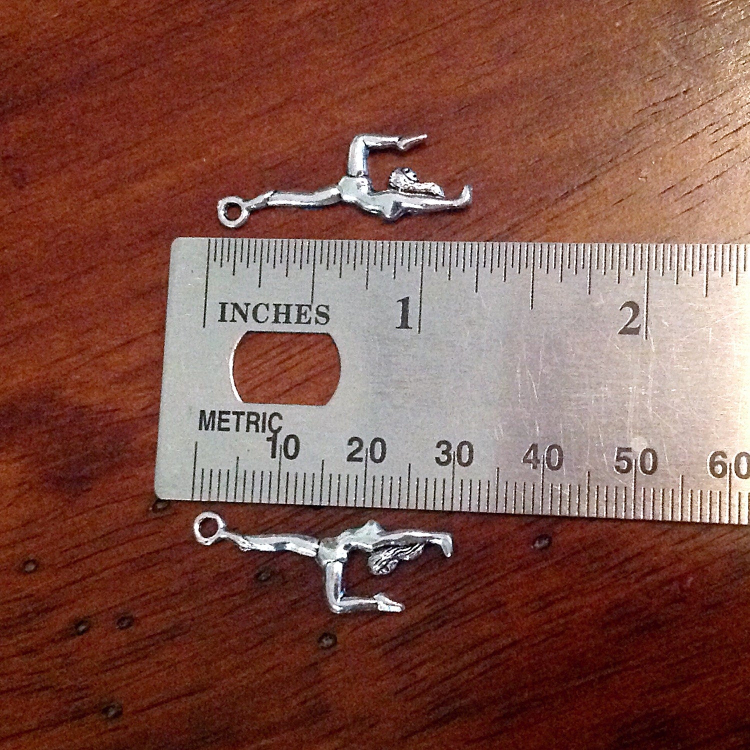 20pcs Gymnastics Charms, 2 Sided Gymnastics Charms, Cheer Charms, Gymnast Charms, Sports Charms, Findings, Craft and Jewelry Supplies