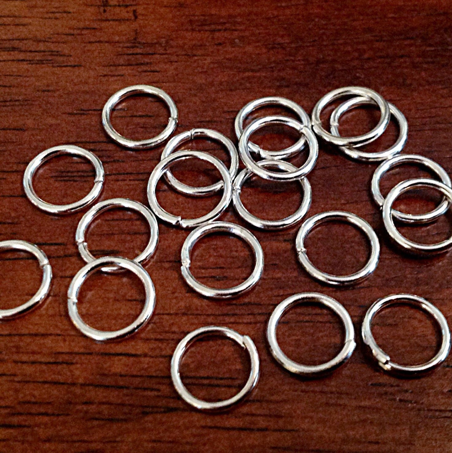 Strong Jump Rings, 300pcs 10x1.2mm Jump Rings, 16 Gauge Heavy Duty 10mm x 1.2mm Jumprings, Industrial Strength Jump Rings, Findings