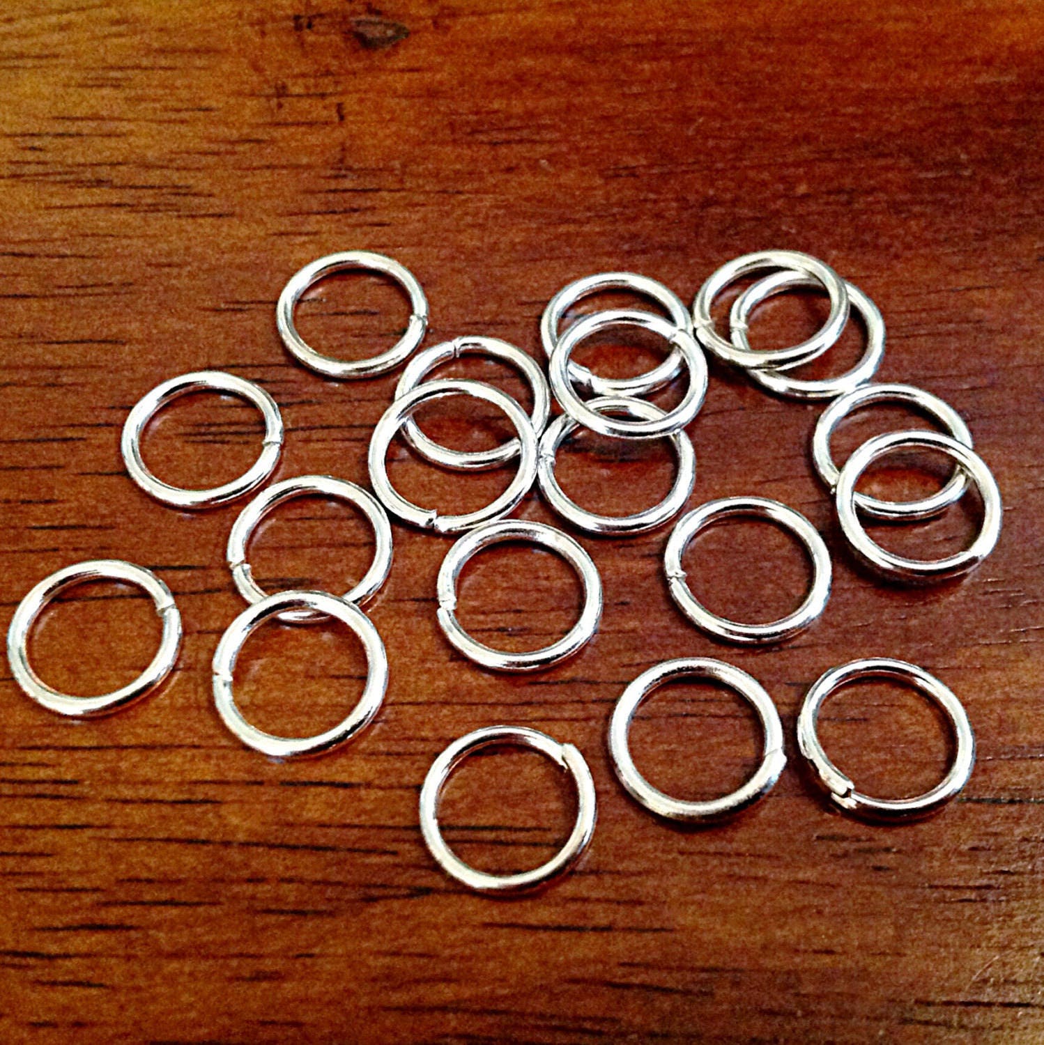 Strong Jump Rings, 300pcs 12x1.2mm Jump Rings, 16 Gauge Heavy Duty 12mm x 1.2mm Jumprings, Industrial Strength Jump Rings, Findings
