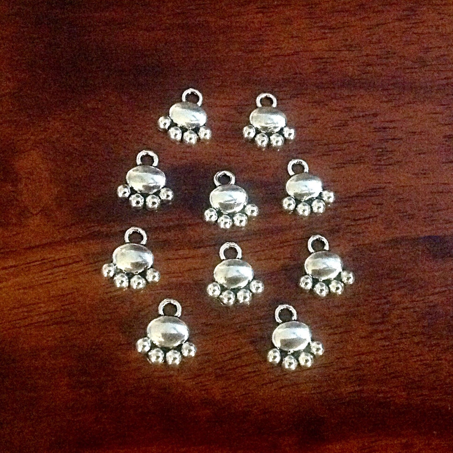Bulk 50pcs Dog Paw Charms, Paw Charms, Antique Silver Puppy Charms, Dog Charms, Tiger Paw Charms, Jewelry and Craft Supplies, Findings