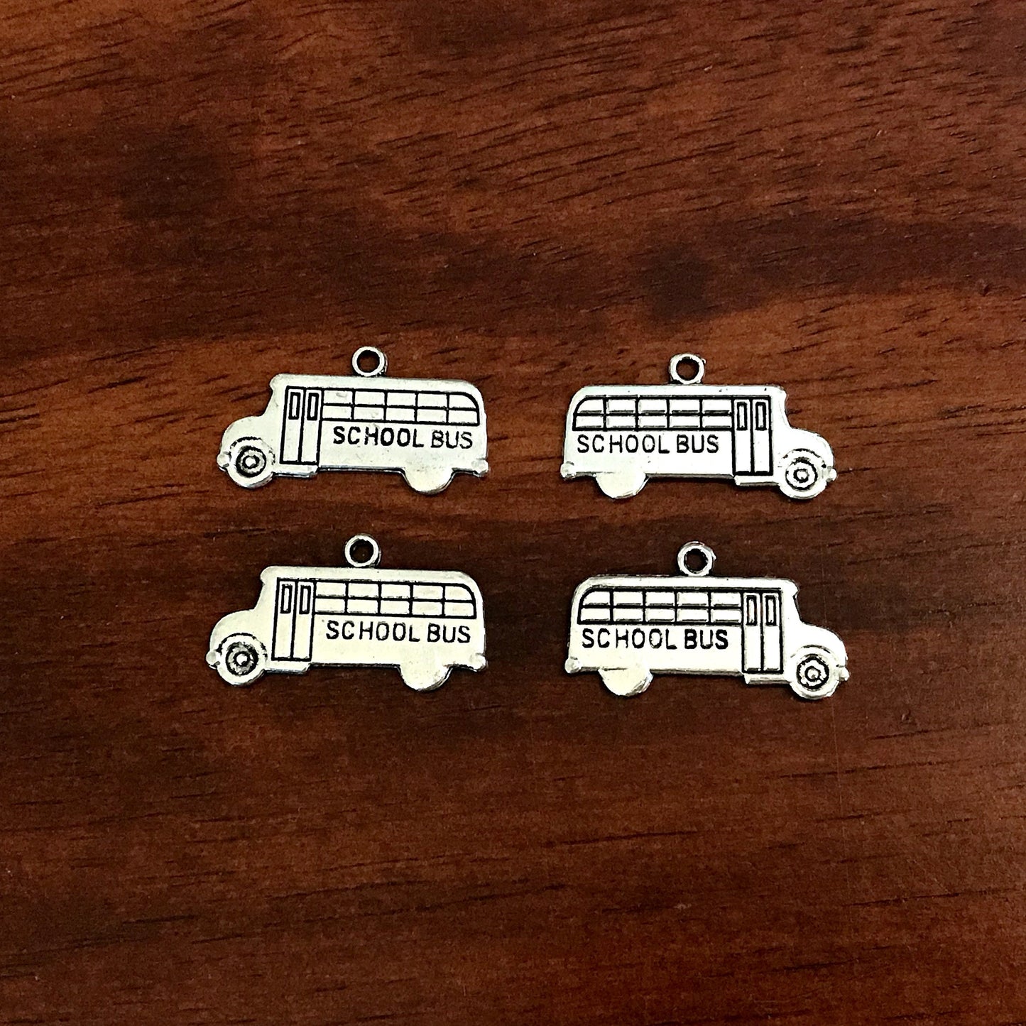 SALE 20pcs School Bus Charms, Bus Charms, School Charms, Bus Stop Charms, Teacher Charms, Graduation Charms, Transportation Charms, Findings