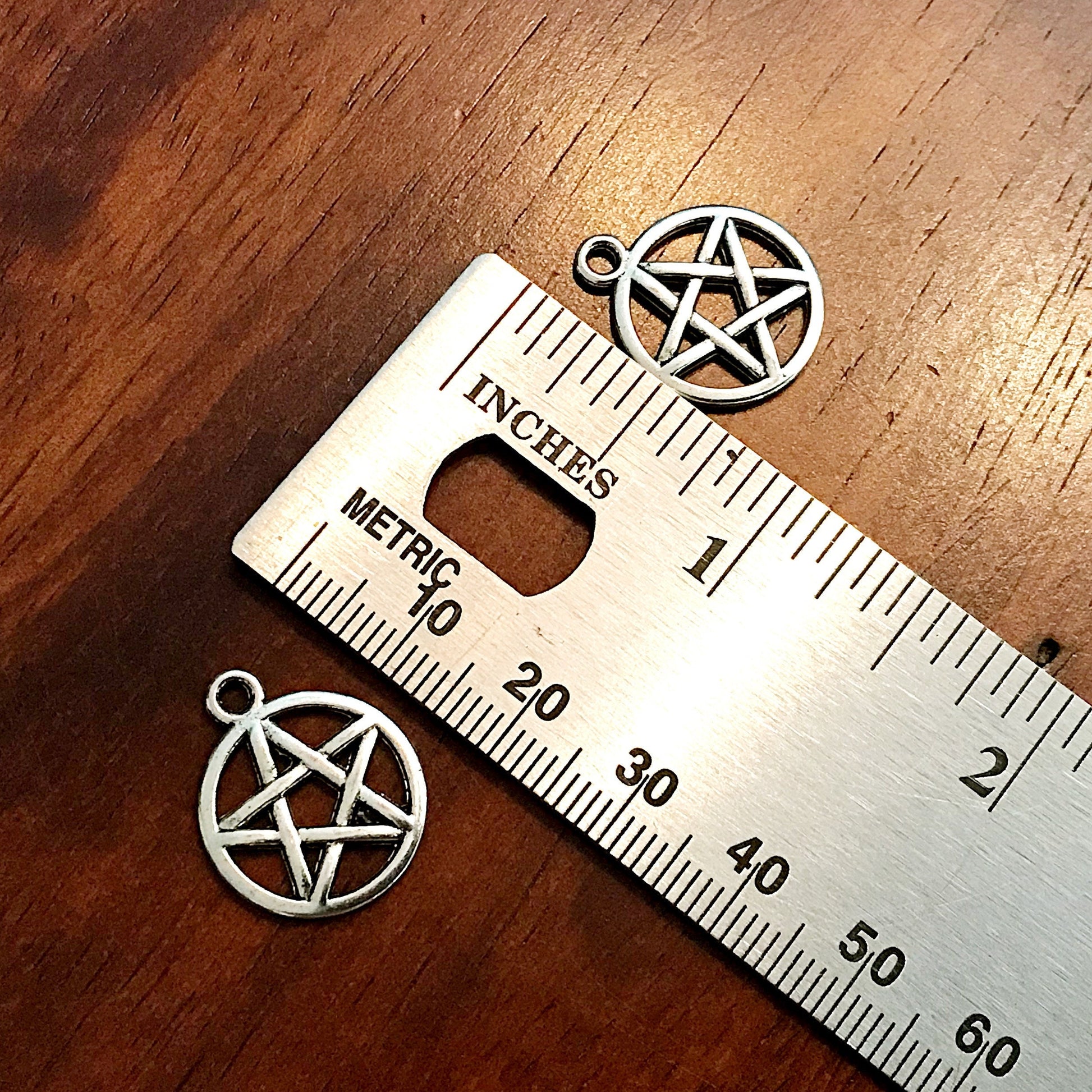 15pcs, Pentagram Charms, Star Charms, Wicca Charms, 5 Point Star, Wiccan Charms, Pentagram Star Charms, Hexagram Charms, Pentagram Charms