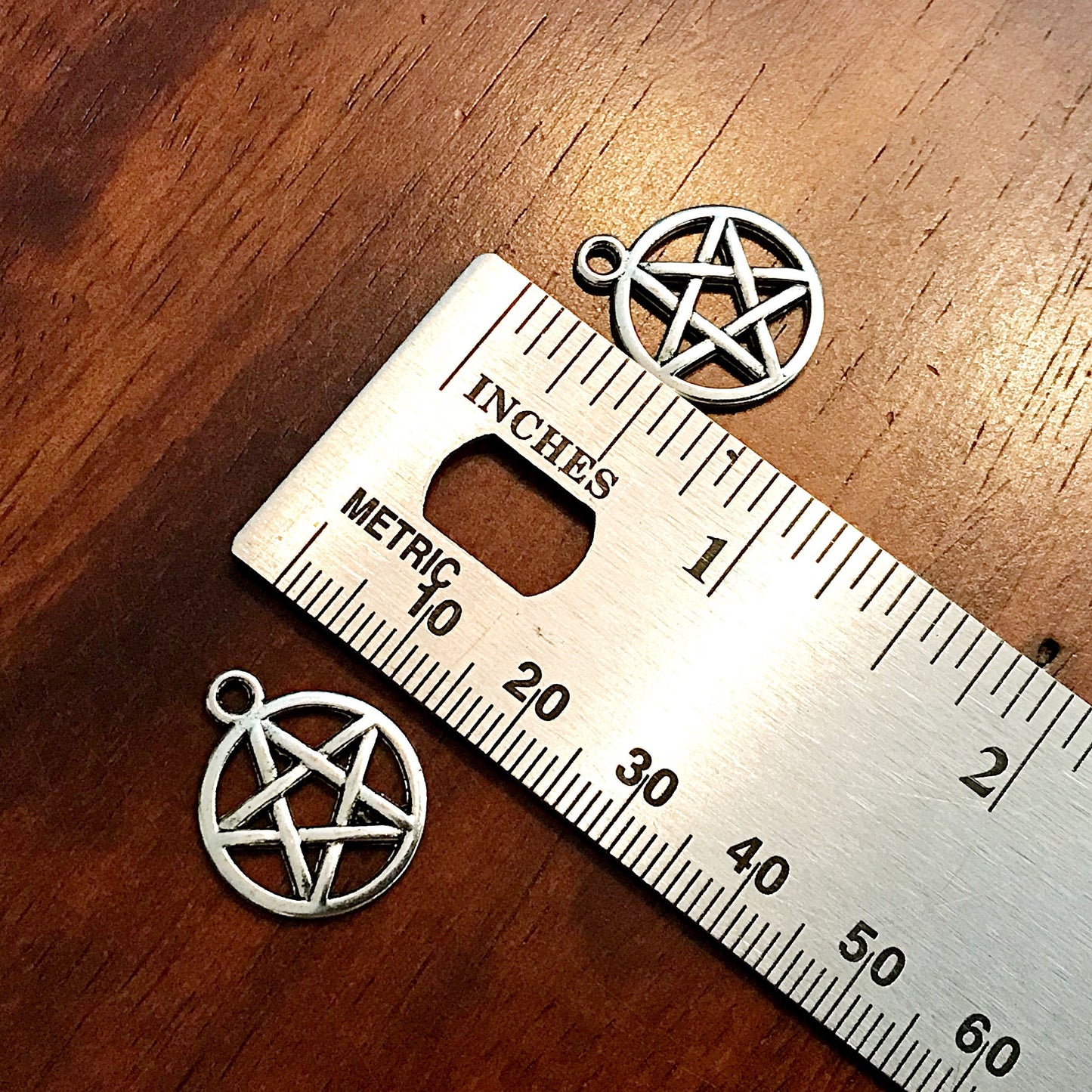 25pcs, Pentagram Charms, Star Charms, Wicca Charms, 5 Point Star, Wiccan Charms, Pentagram Star Charms, Hexagram Charms, Pentagram Charms