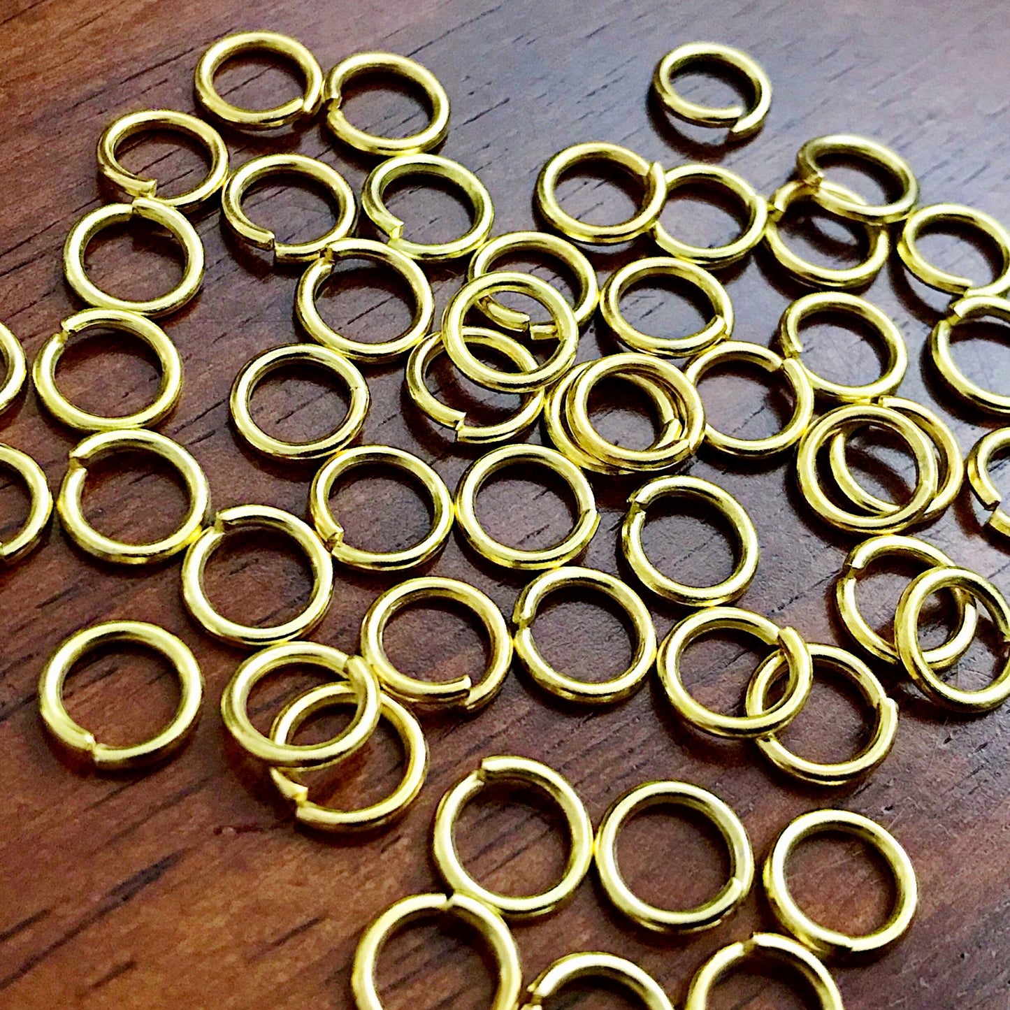Strong Jump Rings, 300pcs 8x1.2mm Jump Rings, 16 Gauge Heavy Duty 8mm x 1.2mm Jumprings, Industrial Strength Jump Rings, Findings