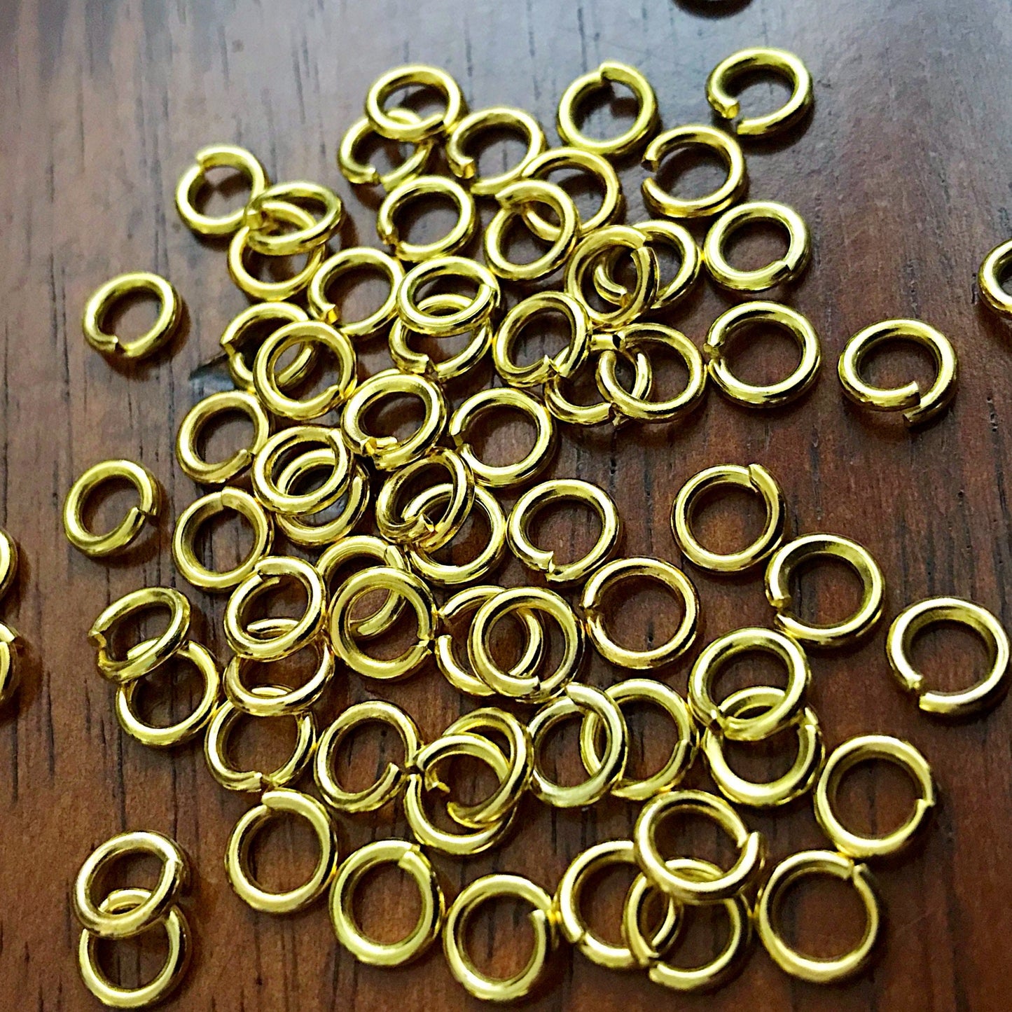 Strong Jump Rings, 300pcs 6x1.2mm Jump Rings, 16 Gauge Heavy Duty 6mm x 1.2mm Jumprings, Industrial Strength Jump Rings, Findings
