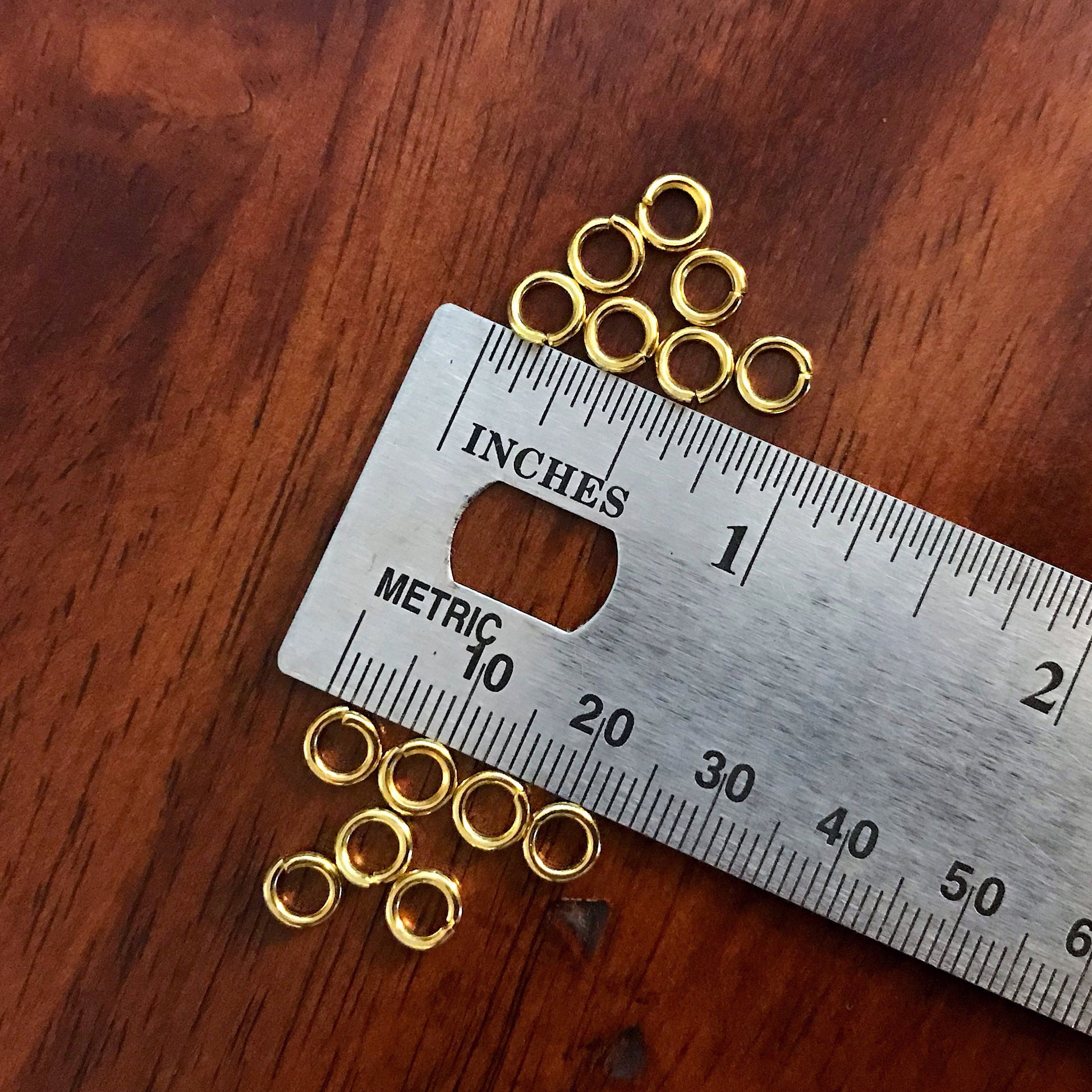 Strong Jump Rings, 300pcs 6x1.2mm Jump Rings, 16 Gauge Heavy Duty 6mm x 1.2mm Jumprings, Industrial Strength Jump Rings, Findings