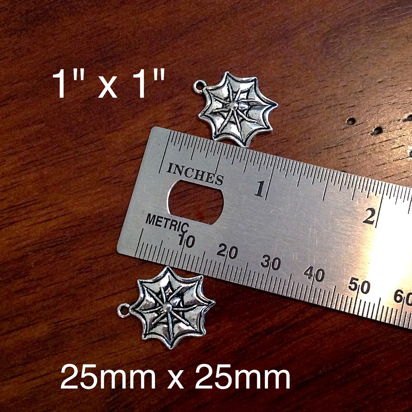 12pcs, Spider Web Charms, Antique Silver Charms, Spider Web Pendants, Halloween Charms, Bracelet Charms, Findings, Jewelry Supplies