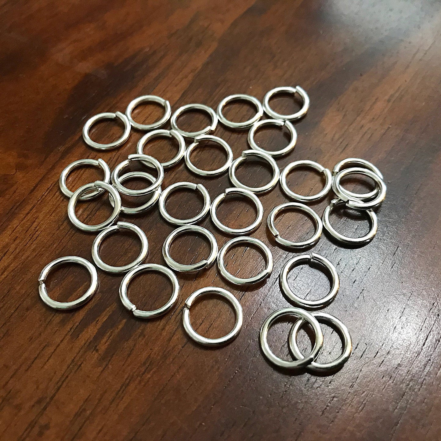 Strong Jump Rings, 200pcs 16x1.5mm Jump Rings, 16 Gauge Heavy Duty 16mm x 1.2mm Jumprings, Industrial Strength Jump Rings, Findings