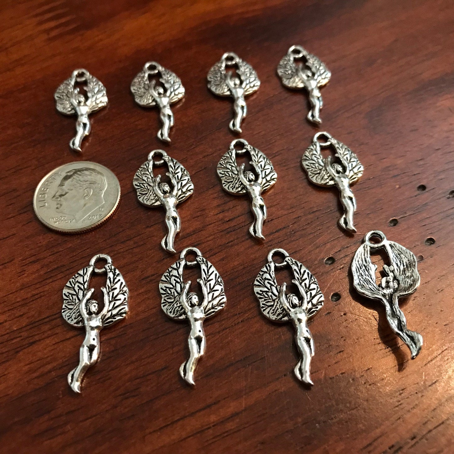 20pcs, Angel Charms, Halo Charms, Angel Pendants, Antique Silver Charms, Small Angel Charms, Angel Wing Charms, Angel Pendants, Findings