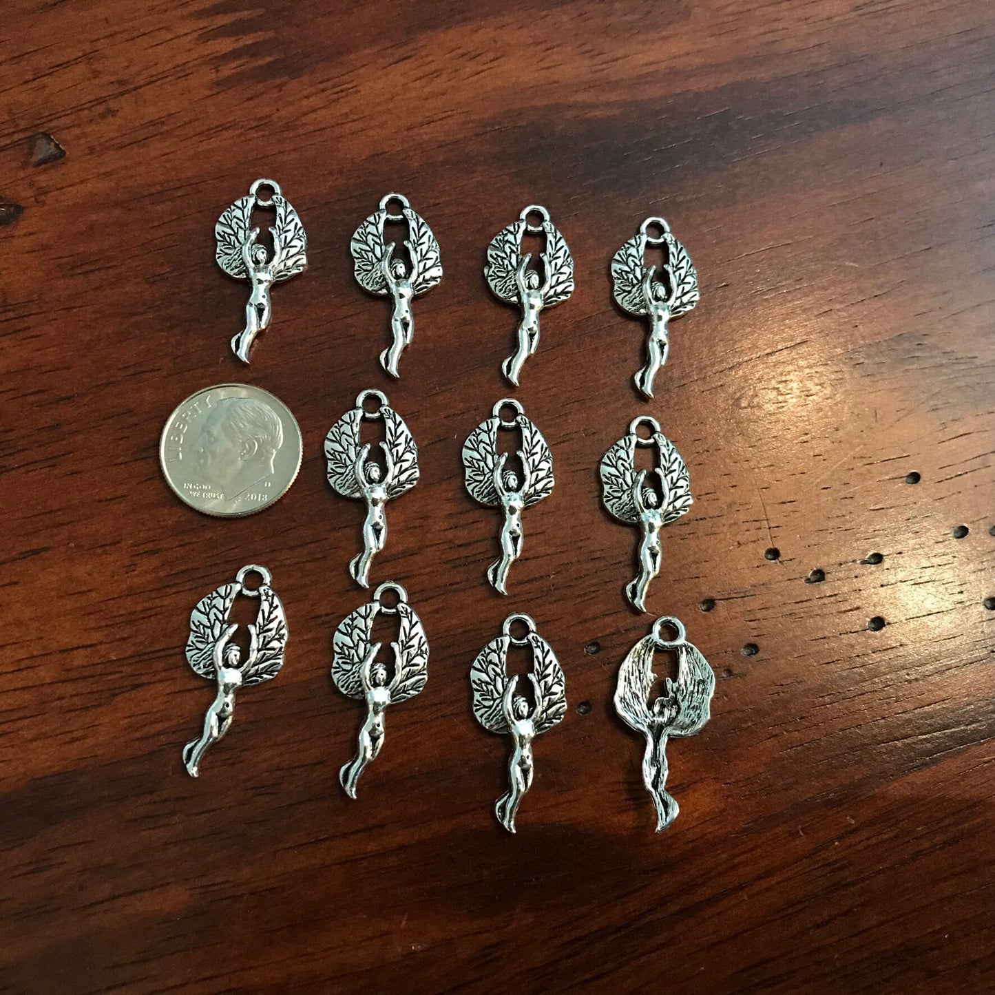 20pcs, Angel Charms, Halo Charms, Angel Pendants, Antique Silver Charms, Small Angel Charms, Angel Wing Charms, Angel Pendants, Findings