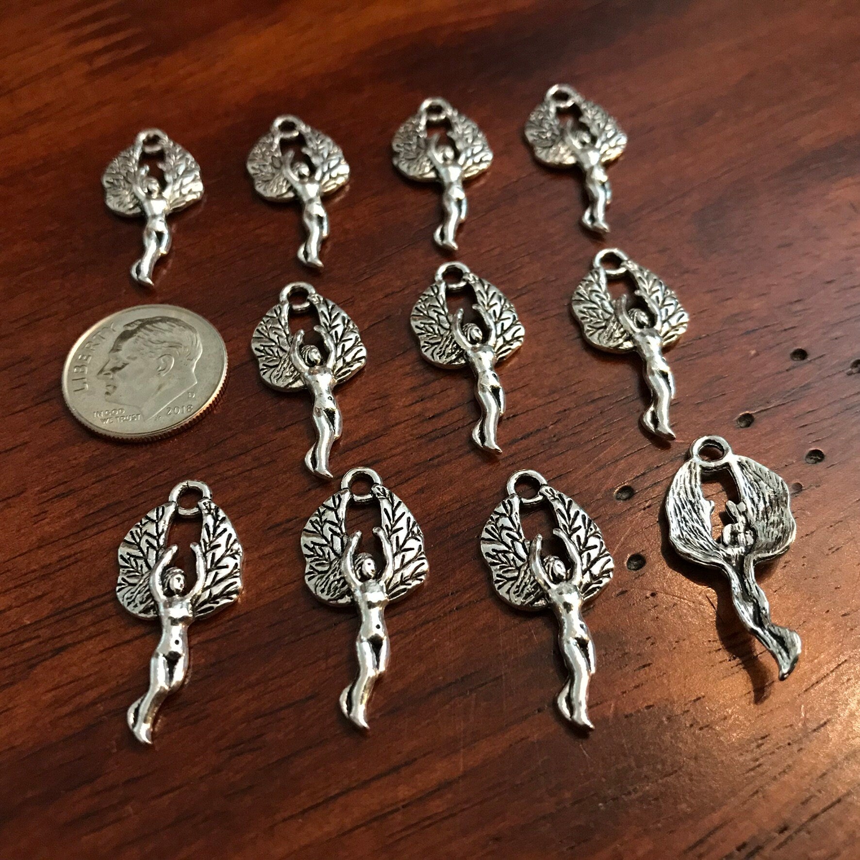 20pcs, Angel Charms, Halo Charms, Angel Pendants, Antique Silver Charms, Small Angel Charms, Angel Wing Charms, Angel Pendants, Findings
