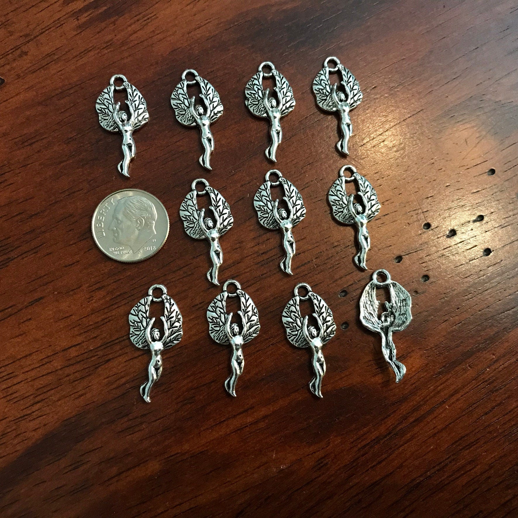 30pcs, Angel Charms, Halo Charms, Angel Pendants, Antique Silver Charms, Small Angel Charms, Angel Wing Charms, Angel Pendants, Findings