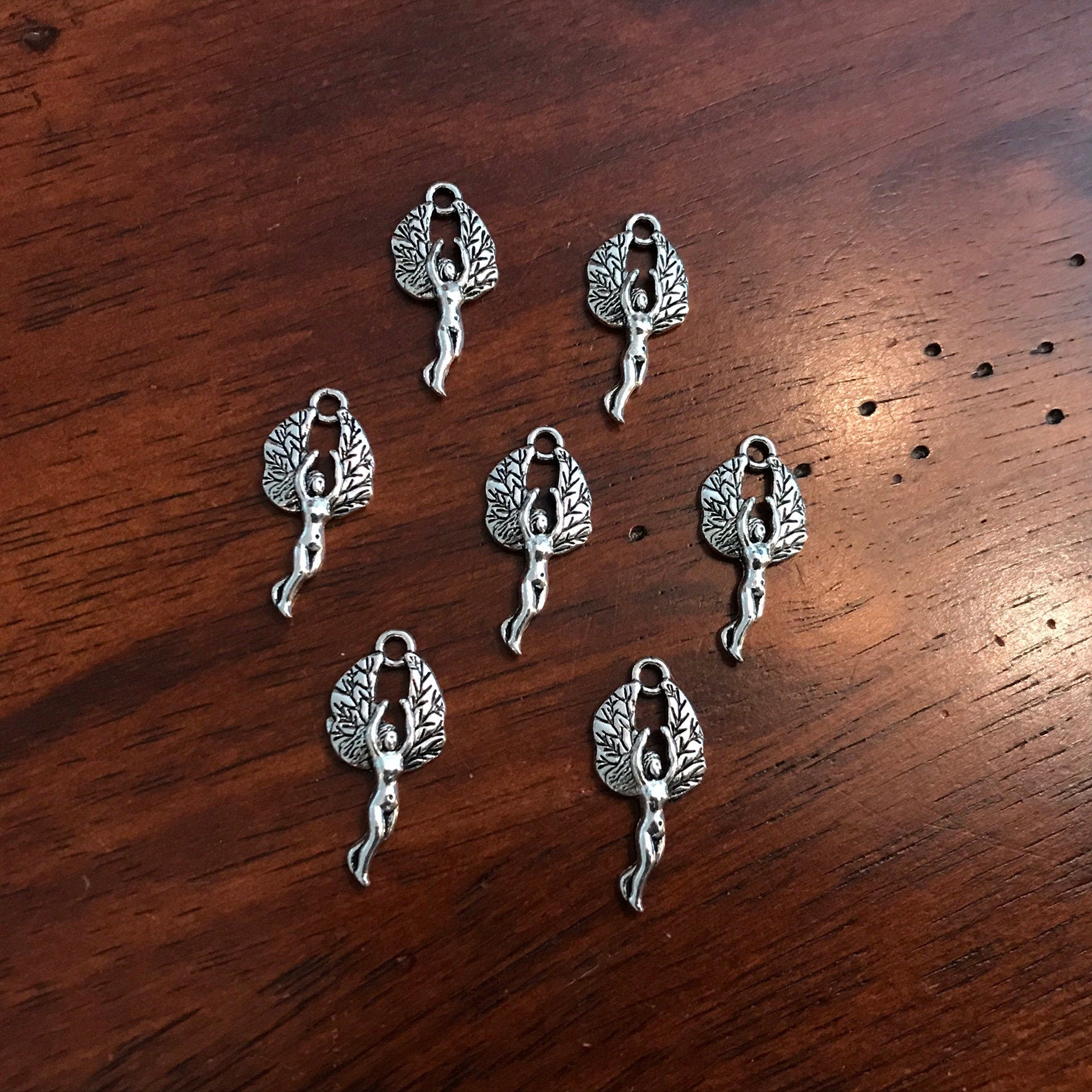 20pcs, Angel Charms, Halo Charms, Angel Pendants, Antique Silver Charms, Small Angel Charms, Angel Wing Charms, Angel Pendants, Findings
