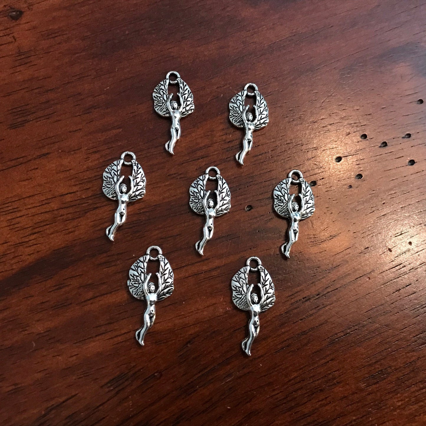 30pcs, Angel Charms, Halo Charms, Angel Pendants, Antique Silver Charms, Small Angel Charms, Angel Wing Charms, Angel Pendants, Findings