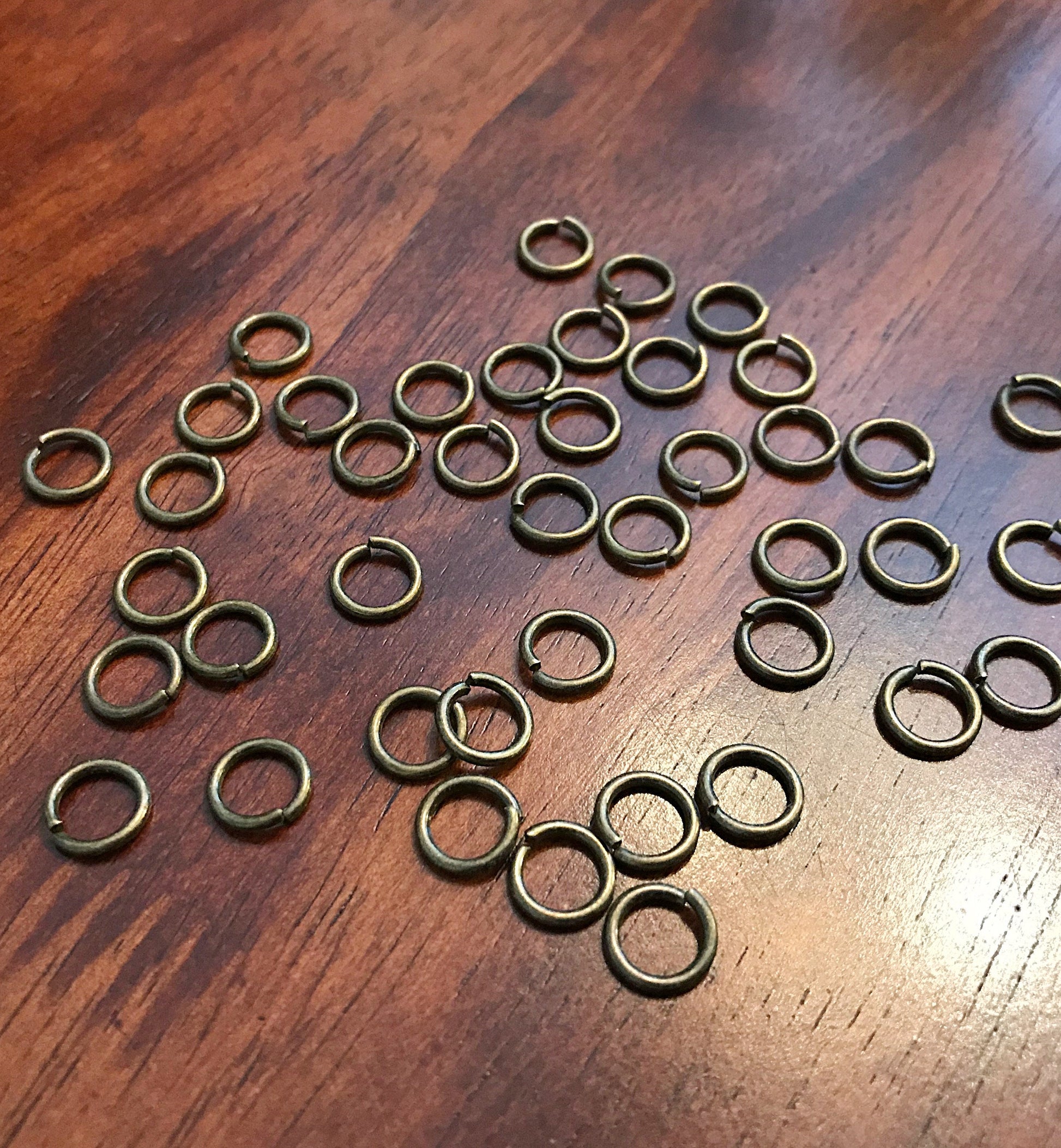 Strong Jump Rings, 300pcs 6x1.2mm Jumprings, Bronze Jumprings, Heavy Duty Jumprings, Industrial Strength Jump Rings, Findings