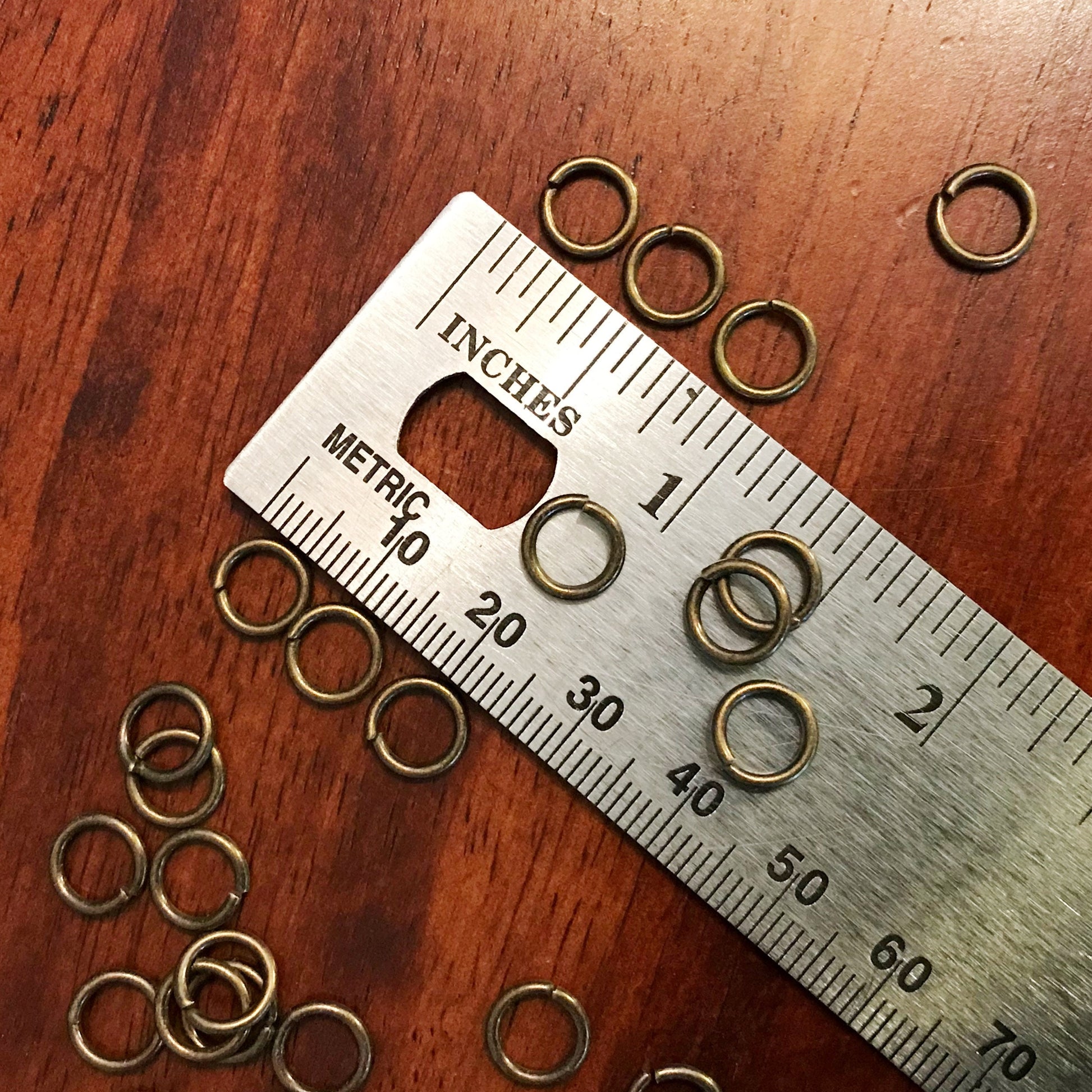Strong Jump Rings, 300pcs 8x1.2mm Jumprings, Bronze Jumprings, Heavy Duty Jumprings, Industrial Strength Jump Rings, Findings