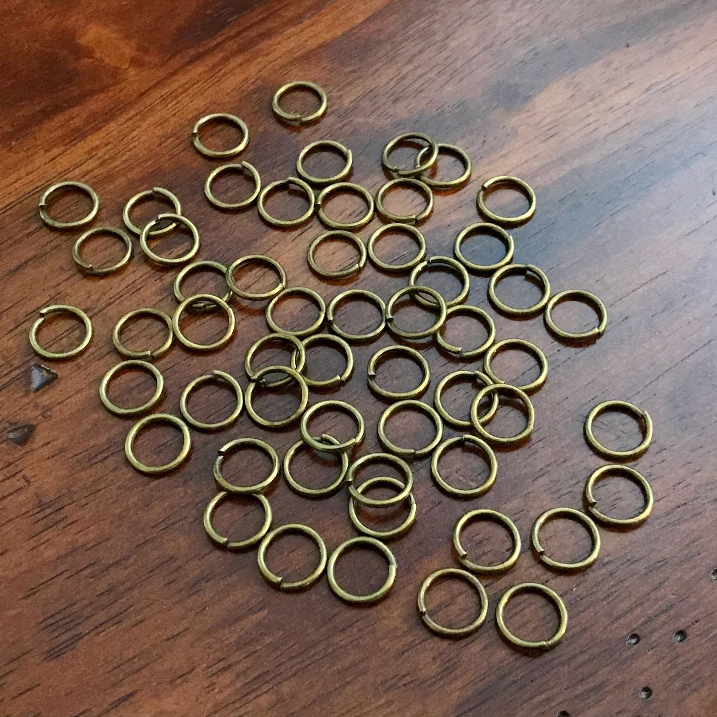 Strong Jump Rings, 100pcs, 10x1.2mm Jumprings, Bronze Jumprings, Heavy Duty Jumprings, Industrial Strength Jump Rings, Findings
