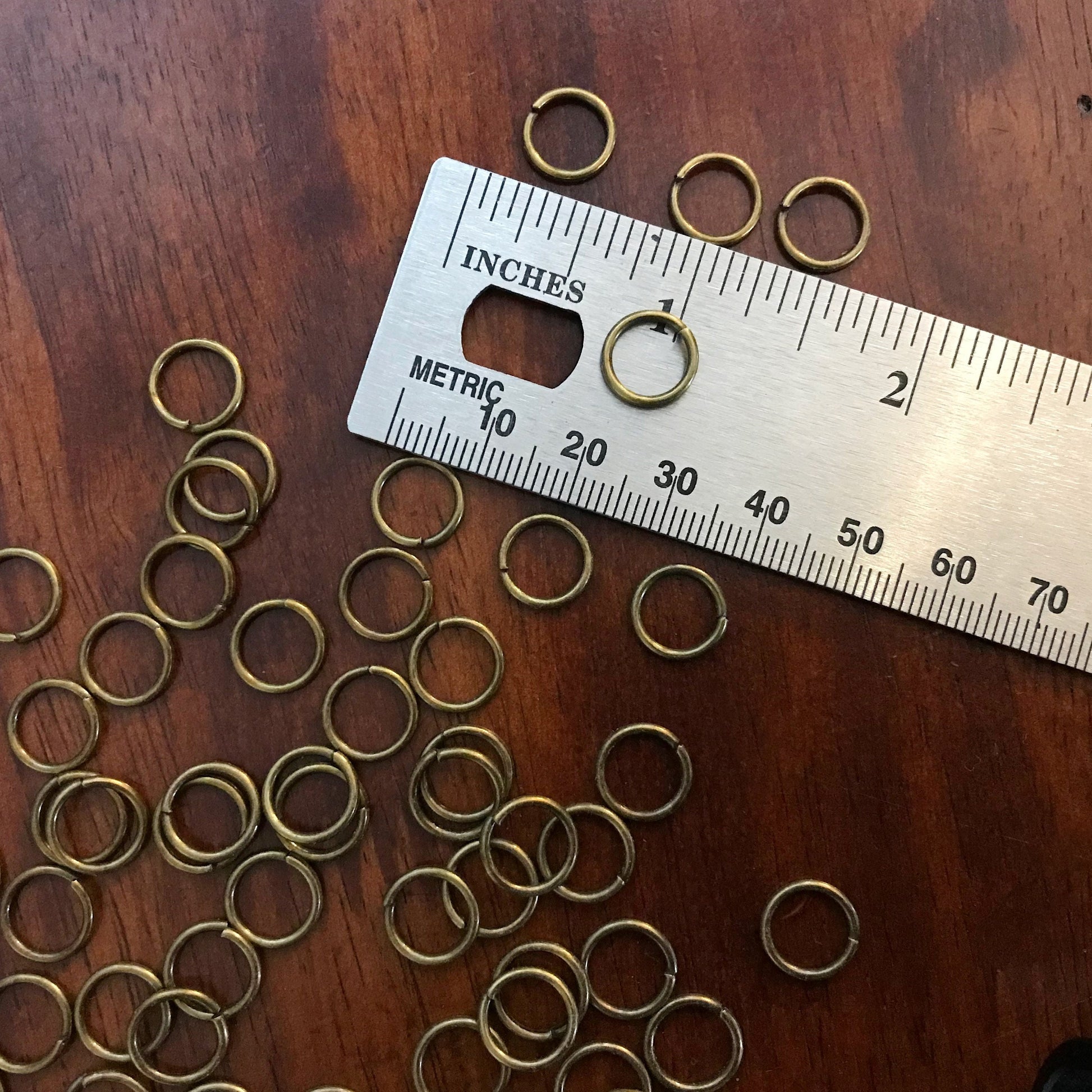 Strong Jump Rings, 100pcs, 10x1.2mm Jumprings, Bronze Jumprings, Heavy Duty Jumprings, Industrial Strength Jump Rings, Findings
