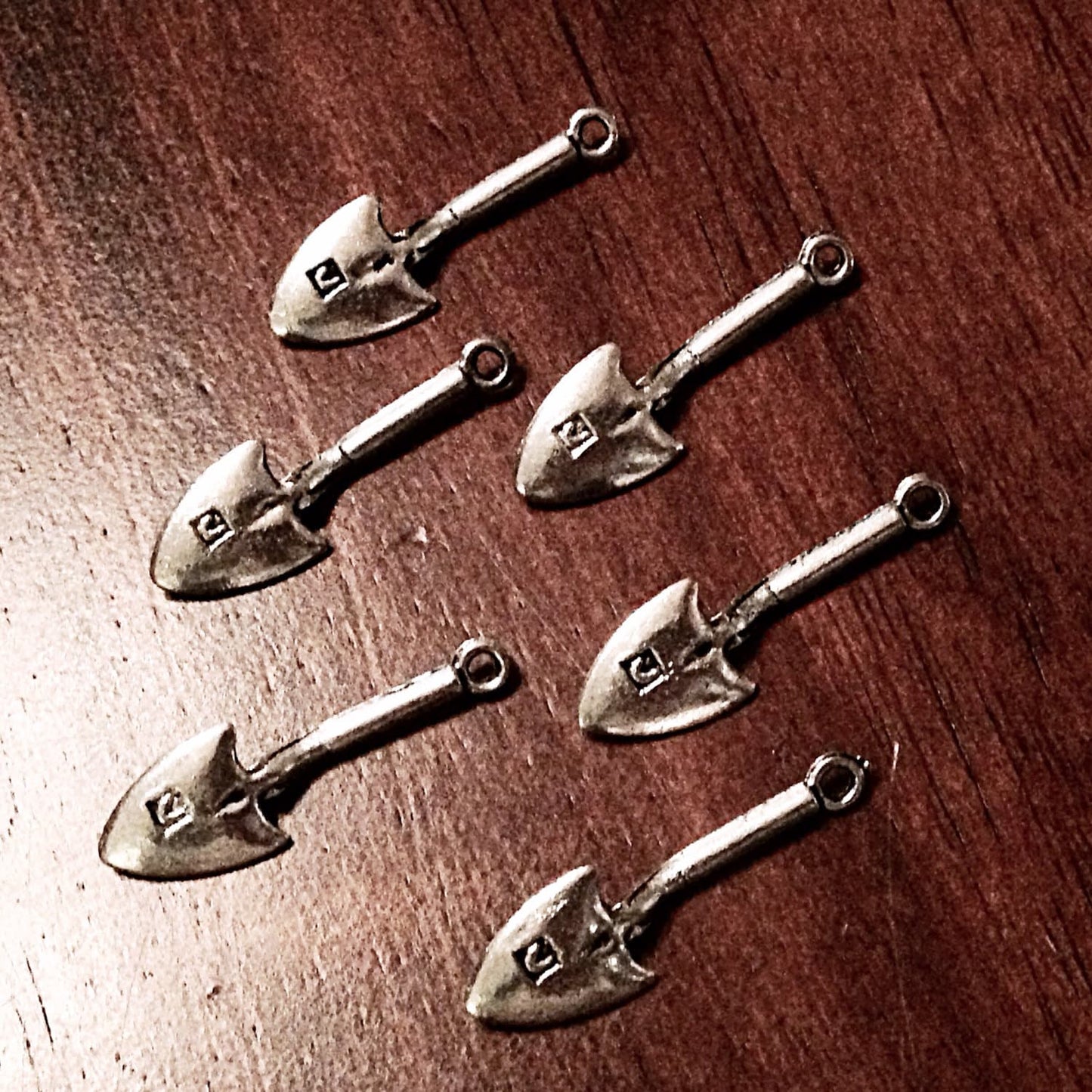 10 Fireman Charms, Antique Silver Charms, Shovel Charms, Fire Department Charms, Shovel Pendants, Tools Charm, Craft and Jewelry Supplies 