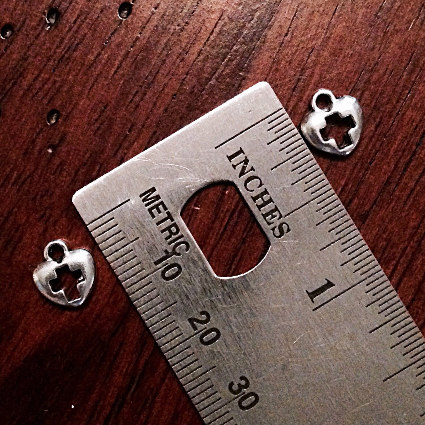 Medical Charms, 25pcs, Cross Charms,First Aid Charms, Heart Charms, Inside Cross Charms, Double Sided Cross, Medical Cross Charms, Findings