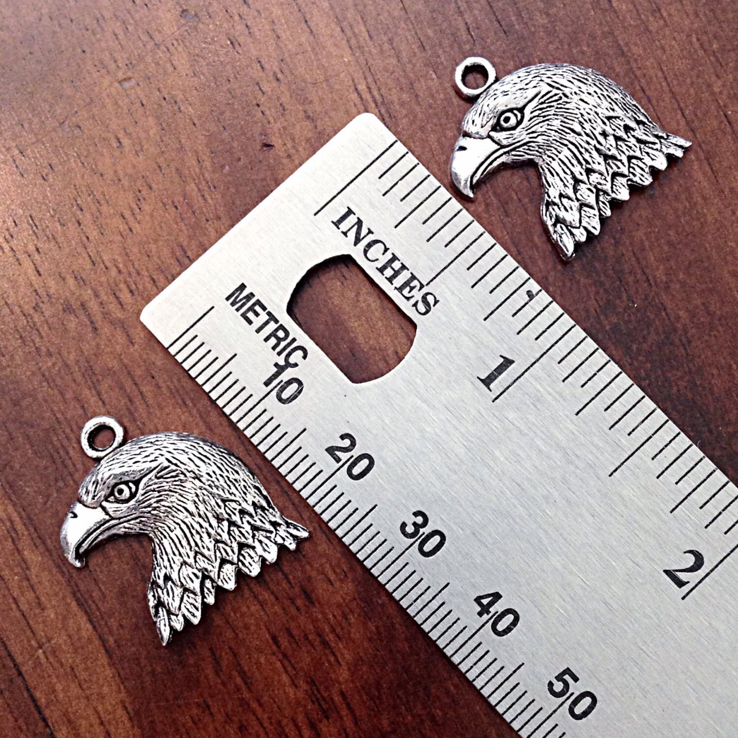 25pcs, Eagle Charms, Antique Silver Charms, Bird Charms, American Eagle Charms, Bald Eagle Charms, Eagle Pendants, Eagle, Findings