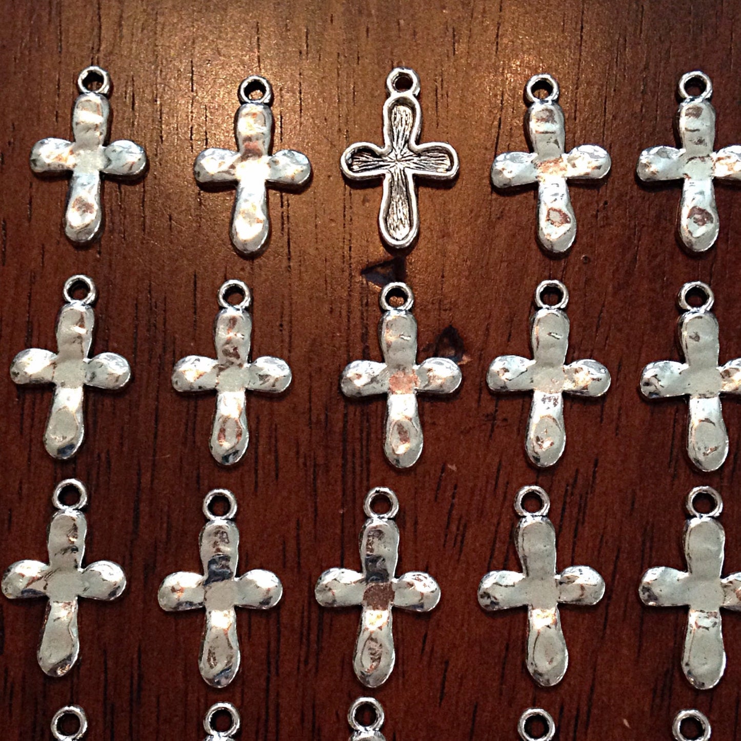 25pcs, Silver Cross Charms, Antique Silver Cross Charms, Small Silver Cross, Silver Cross, Cross, Jewelry And Craft Supplies, Findings
