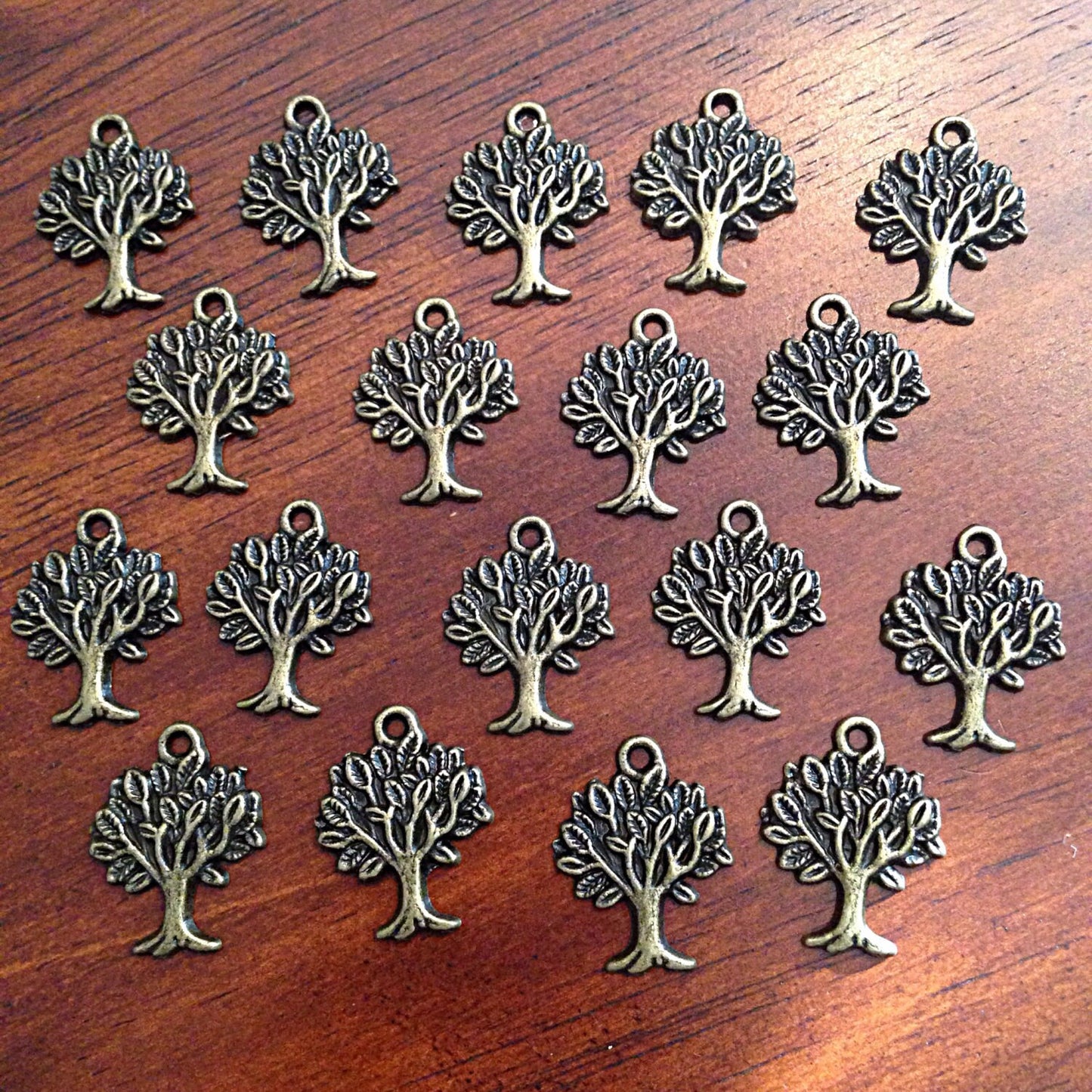 20pcs, Antique Bronze Charms, Tree of Life Charms, Bronze Cross Charms, Jewelry Charms, Craft Supplies, Alloy Metal, Loose Charm, Findings