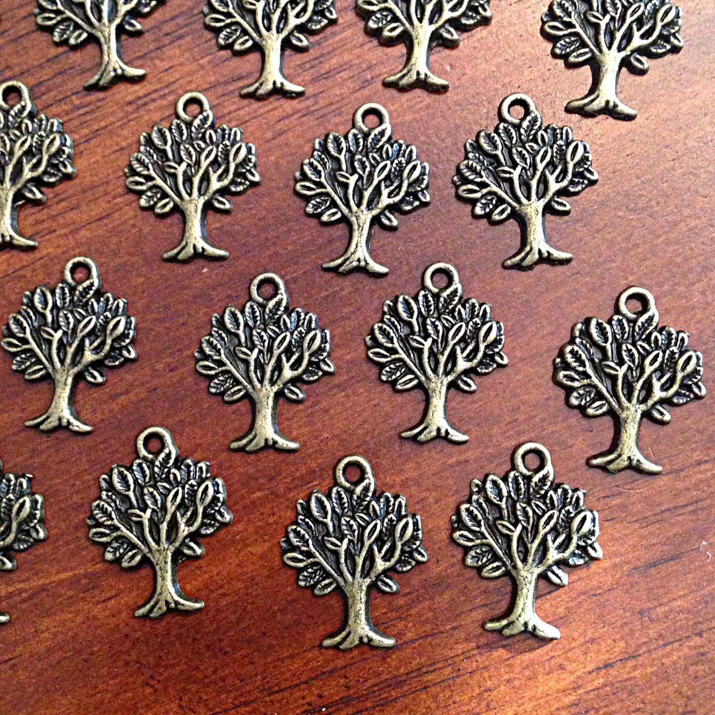 20pcs, Antique Bronze Charms, Tree of Life Charms, Bronze Cross Charms, Jewelry Charms, Craft Supplies, Alloy Metal, Loose Charm, Findings
