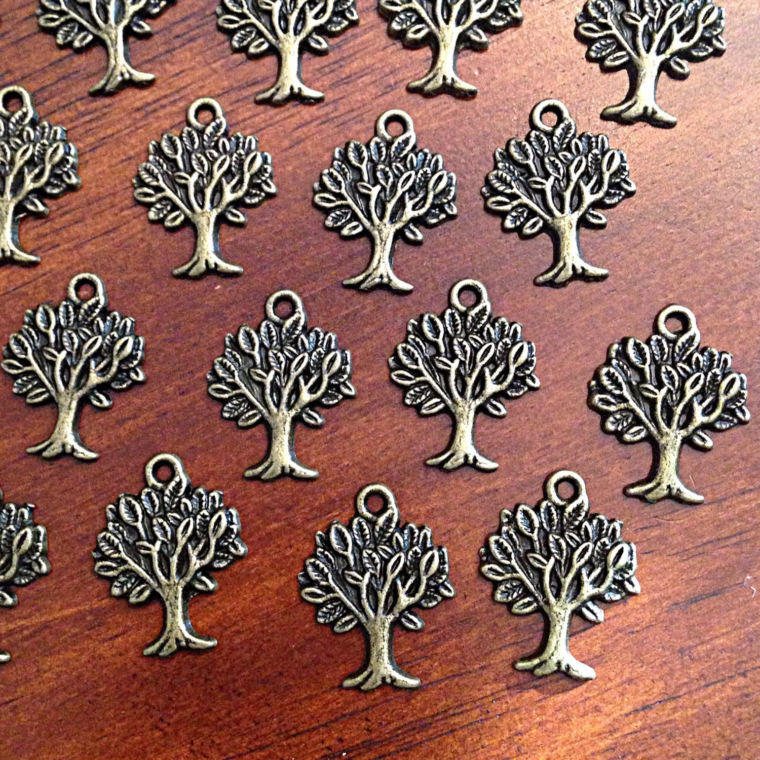 20pcs, Antique Bronze Charms, Tree of Life Charms, Bronze Cross Charms, Jewelry Charms, Craft Supplies, Alloy Metal, Loose Charm, Findings