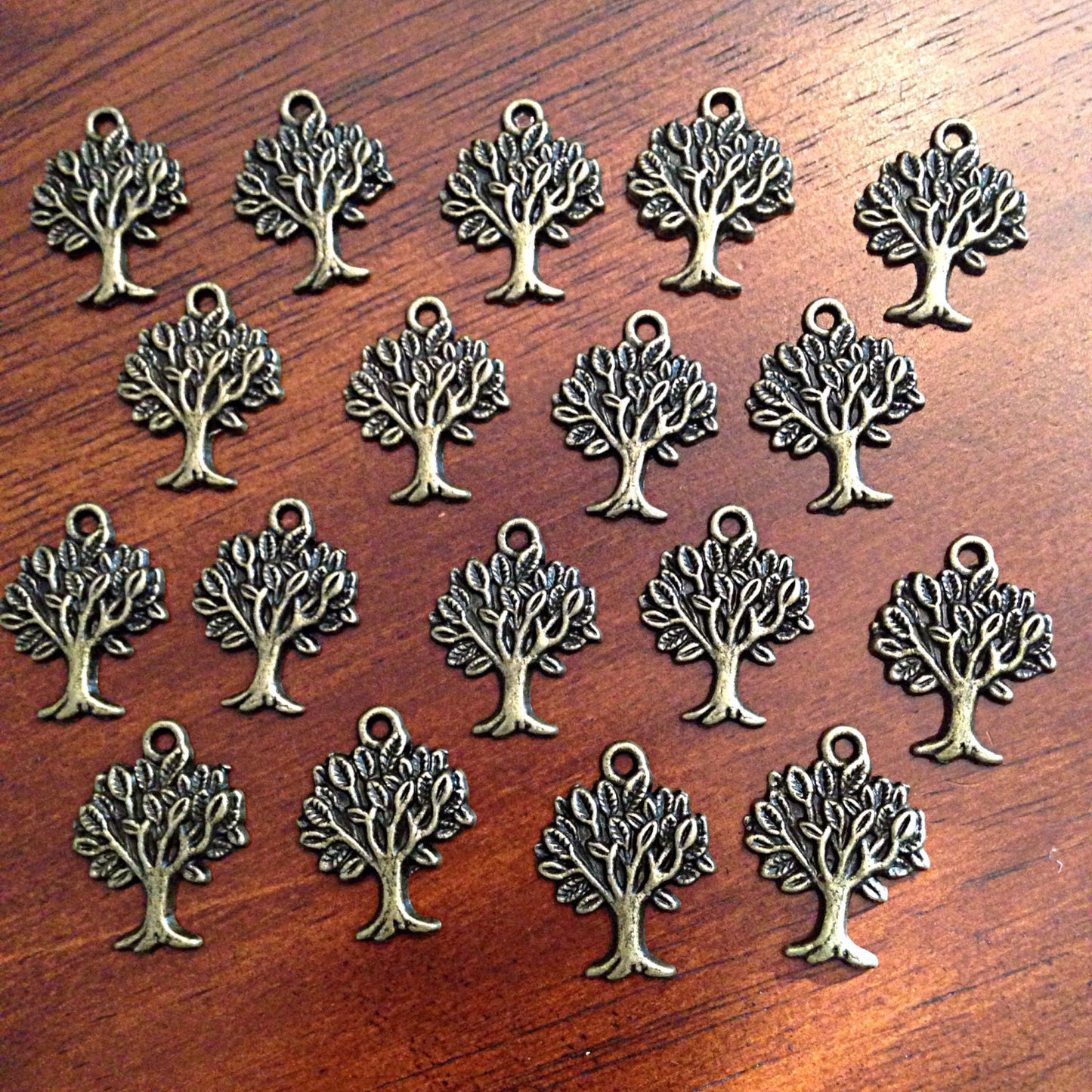 20pcs, Antique Bronze Charms, Tree of Life Charms, Bronze Cross Charms, Jewelry Charms, Craft Supplies, Alloy Metal, Loose Charm, Findings