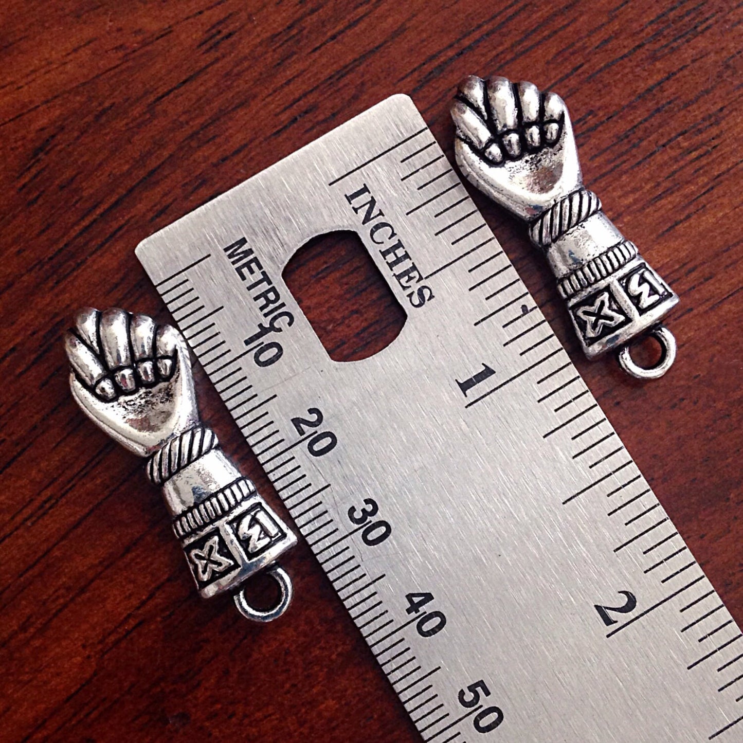 8pcs Figa Pendants, Figa Fist Charms, Antique Silver Charms, Brazilian Figa Charms, Good Luck Amulet, Meditation, Om, Buddha, Findings