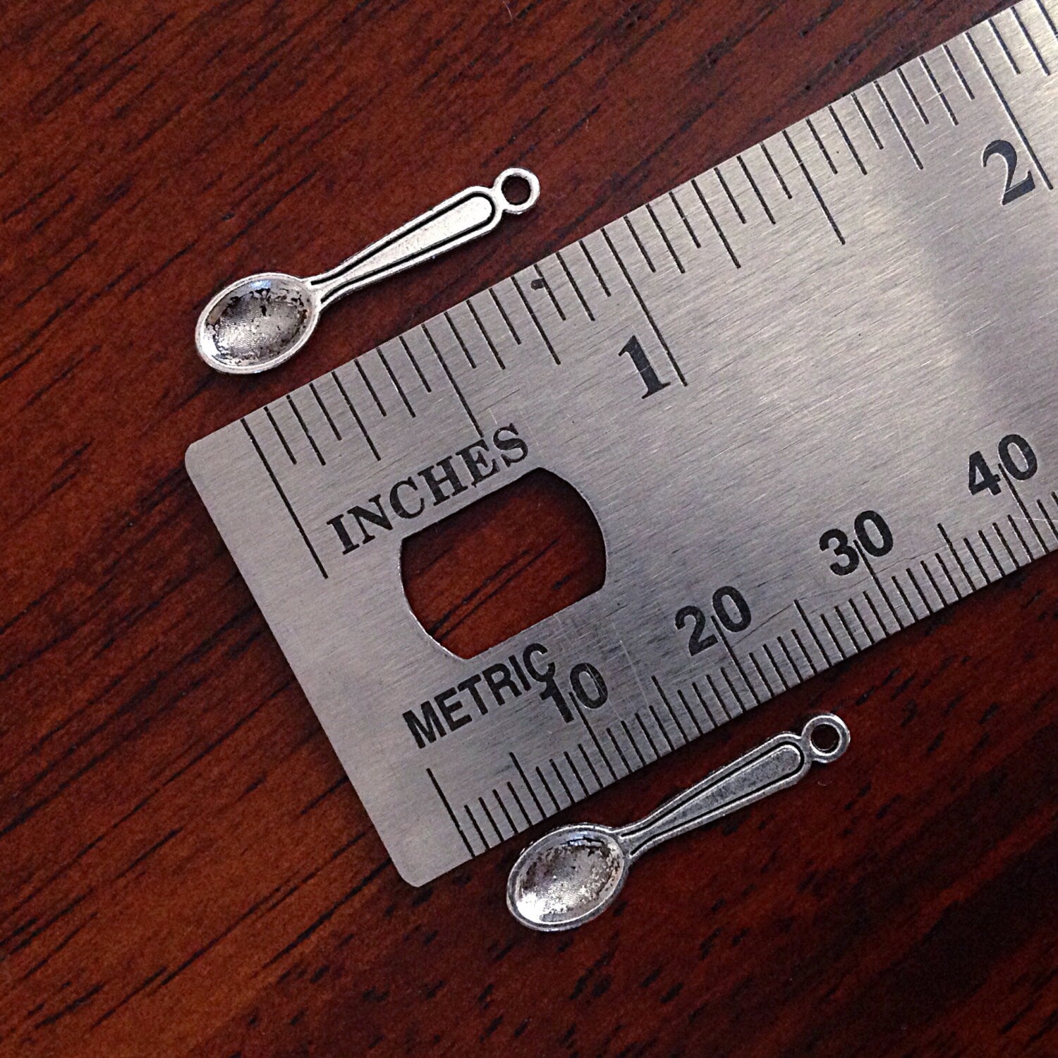 Bulk 50 Spoon Charms, Antique Silver Spoon Charms, Silverware Charms, Cooking Charms, Fork Charms, Findings, Crafts and Jewelry Supplies