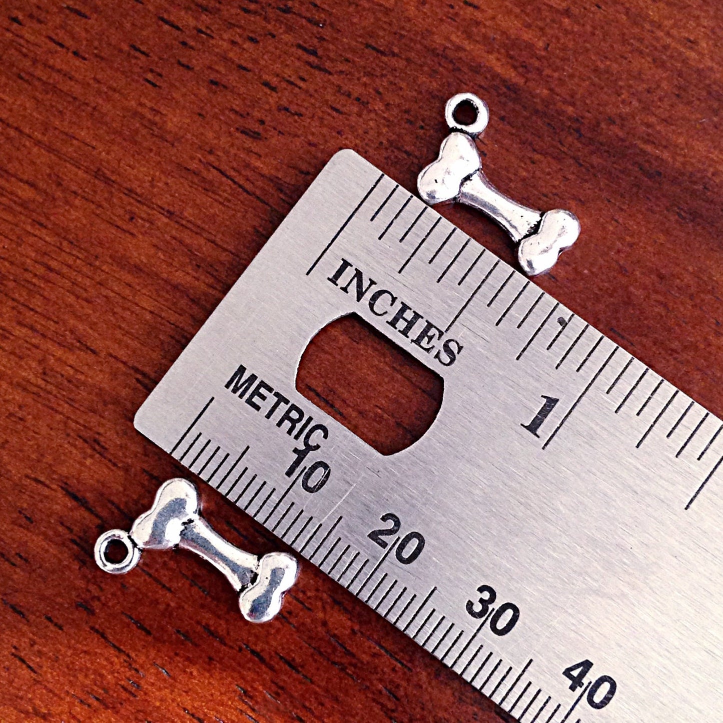 BULK 25 Bone Charms, Antique Silver Charms, Dog Bone Charms, Crossbones Charms, Dog Charms, Pet Charms, Jewelry and Craft Supplies, Findings